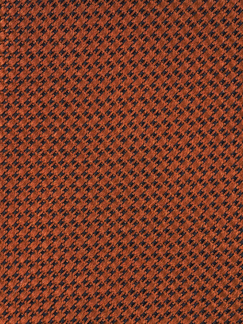 ZEGNA rust-textured silk tie outlook