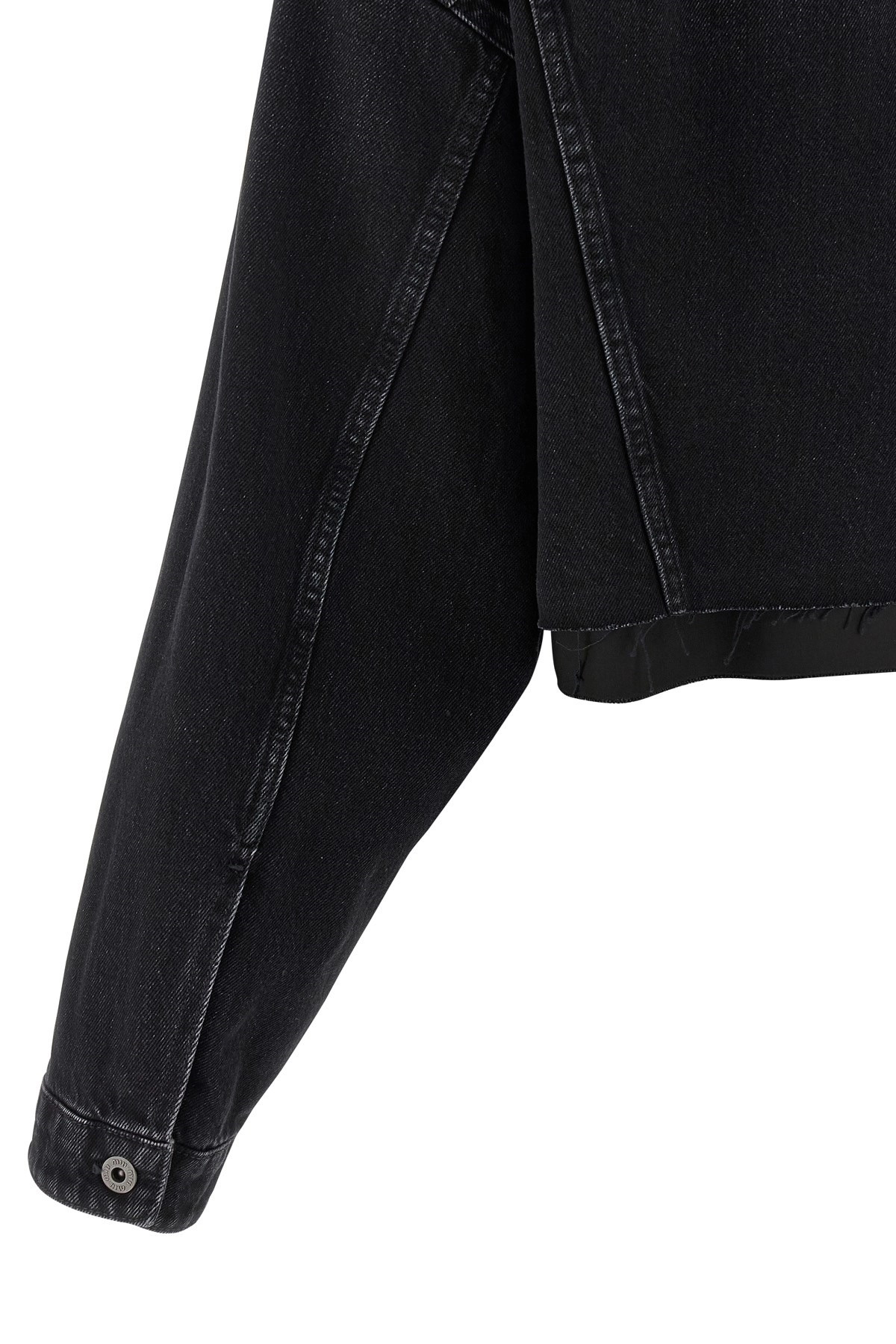 Layered denim jacket - 4