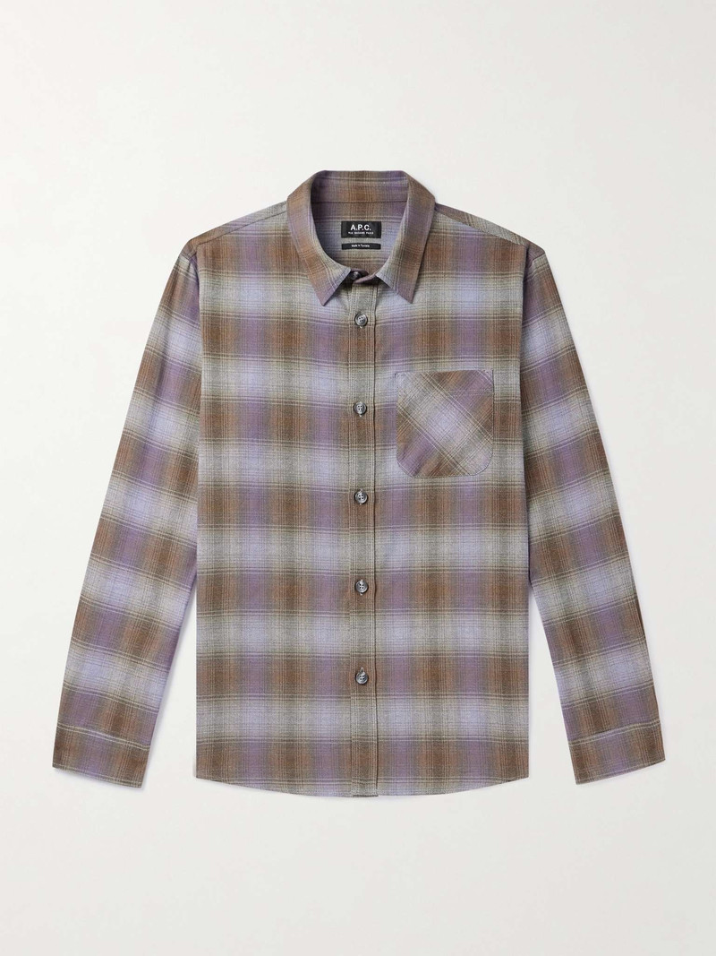 Trek Checked Cotton-Flannel Shirt - 1