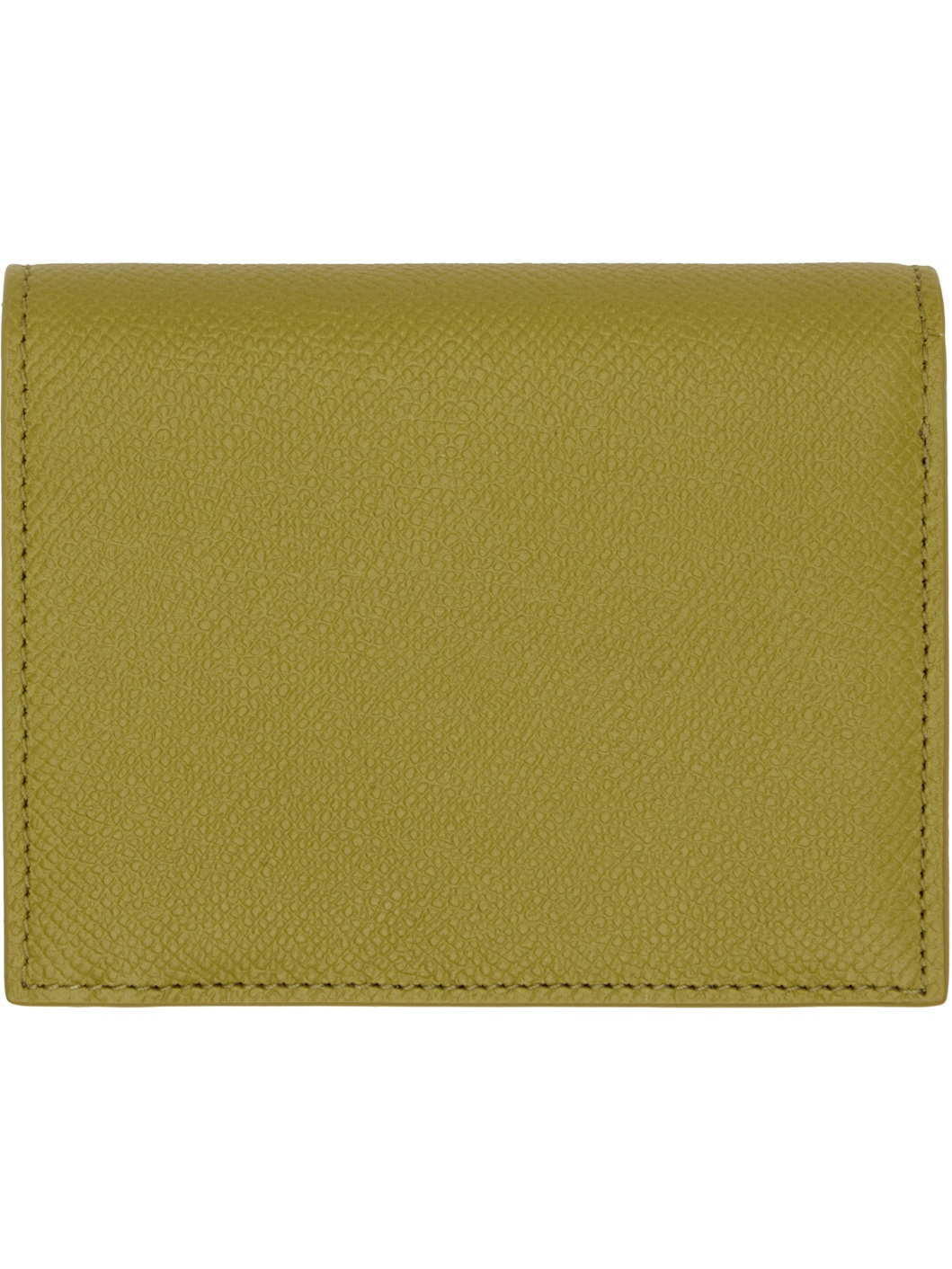 Green Gancini Compact Wallet - 2