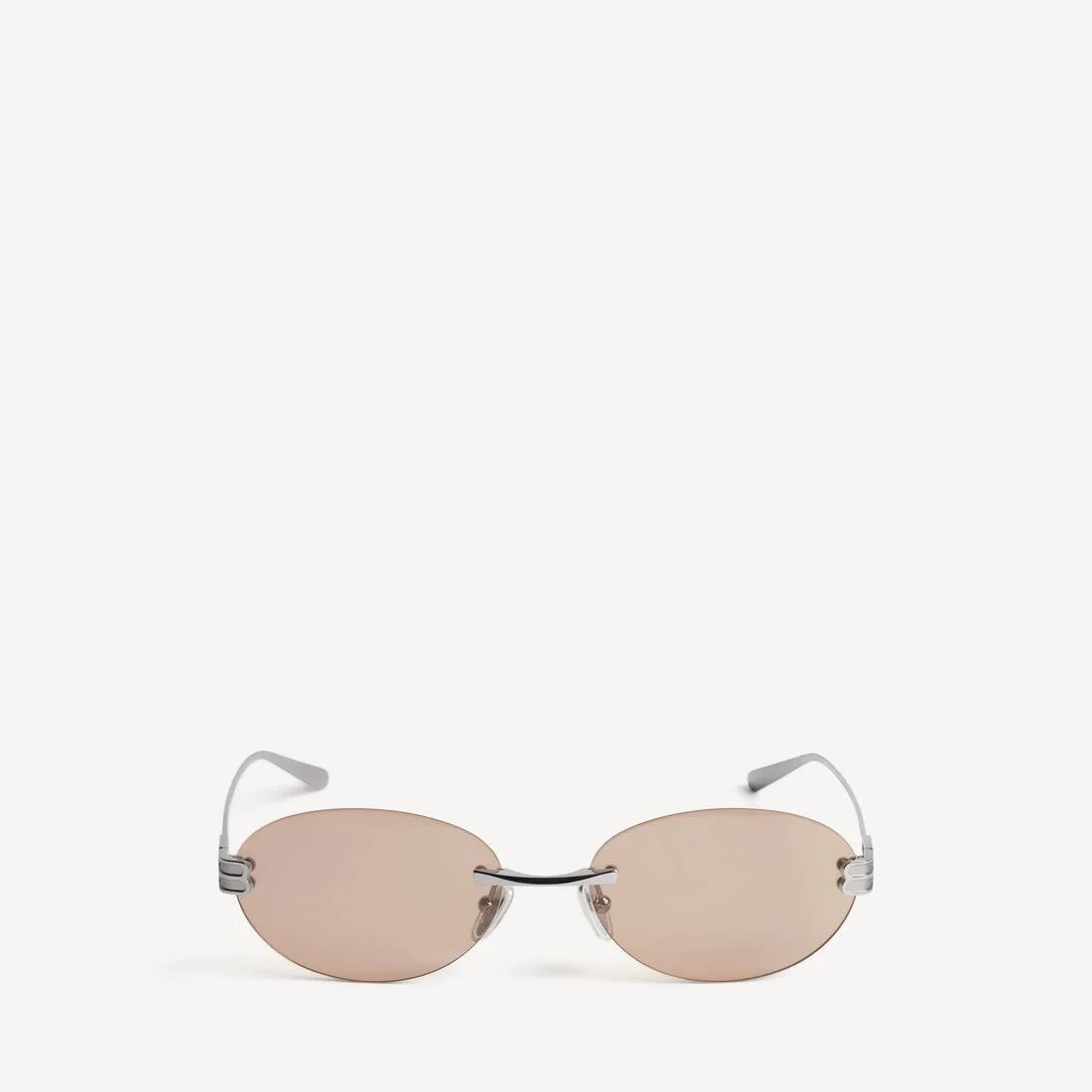 Gossip Oval Af Sunglasses in Dark Ruthenium/brown - 1