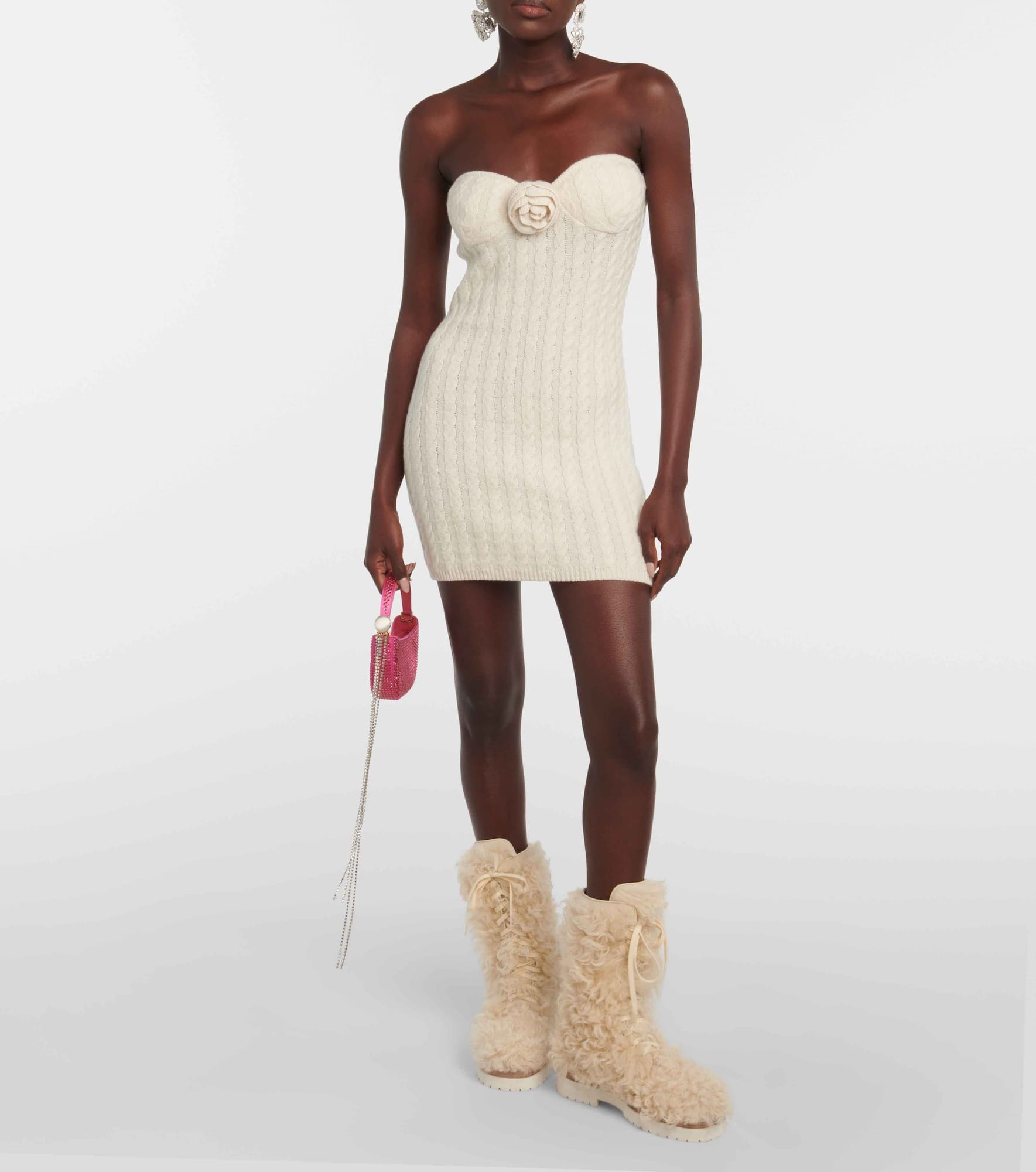 Shearling lace-up boots - 2