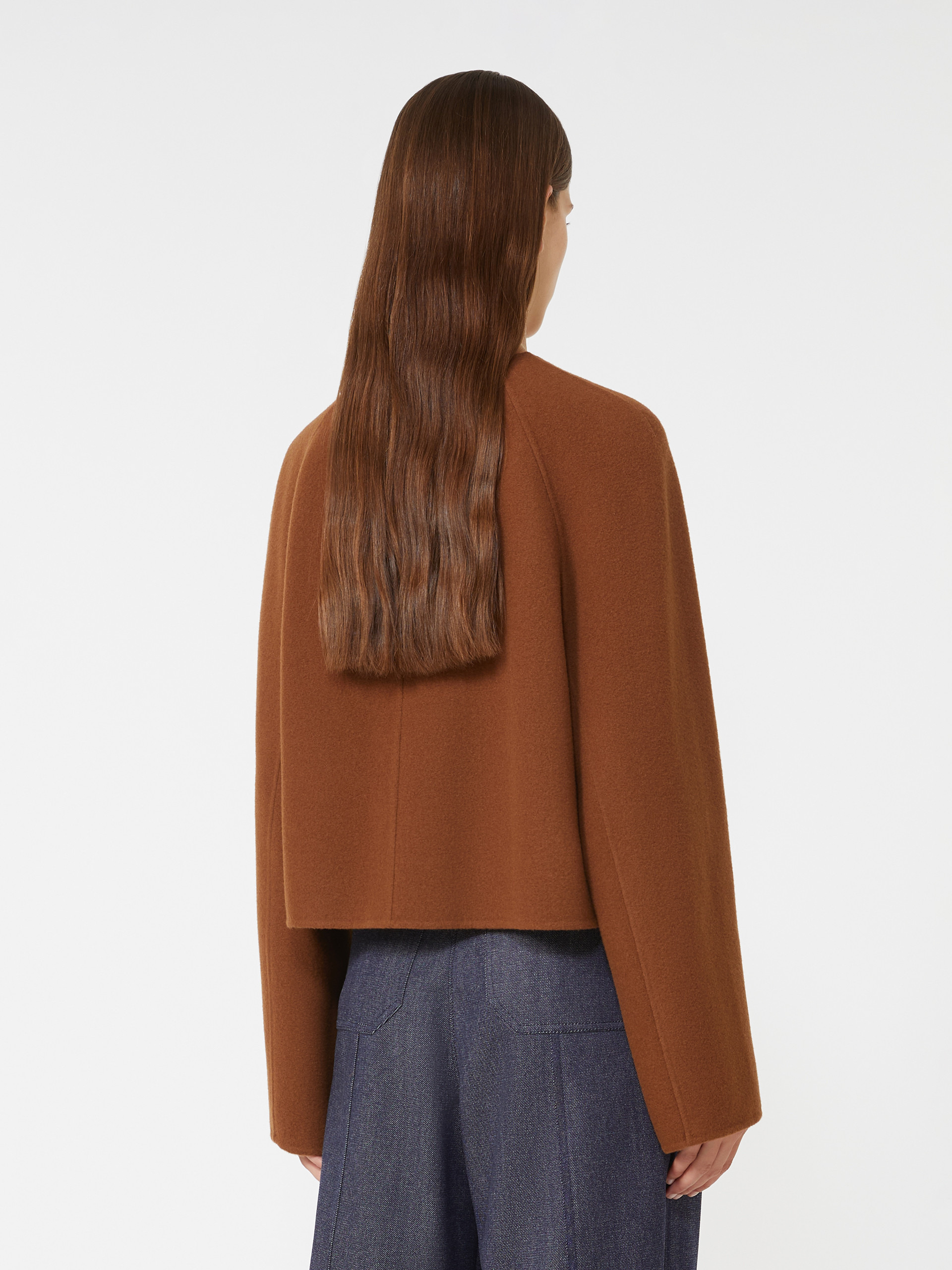 EBBRI Wool and cashmere cropped jacket - 4