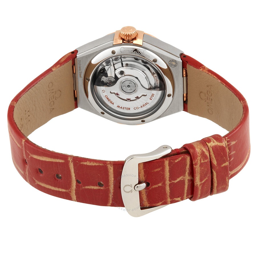 Omega Constellation Diamond Red Dial Ladies Watch 131.23.29.20.99.002 - 3
