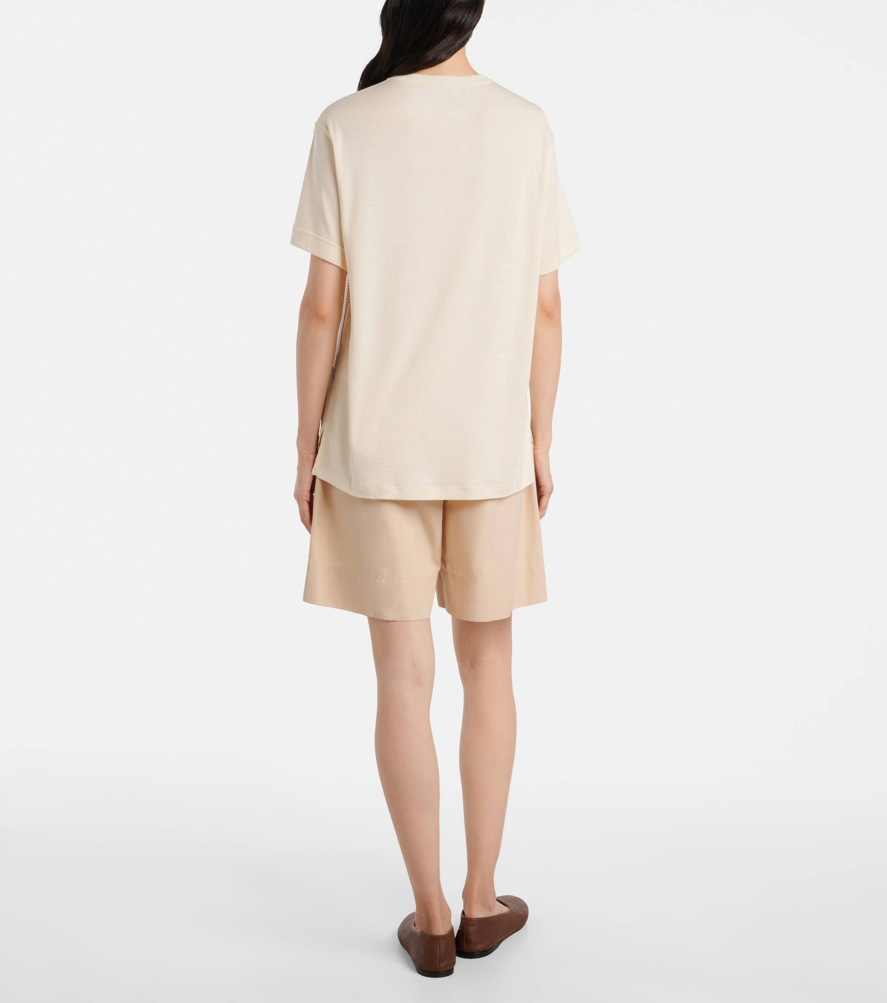 Mazzorbo printed silk jersey T-shirt - 3