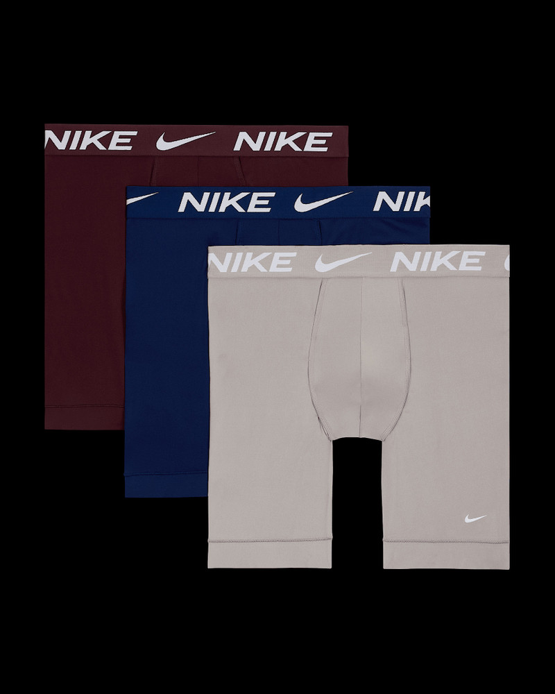 Nike Dri-FIT Essential Micro Long Boxer Briefs (3-Pack) 6