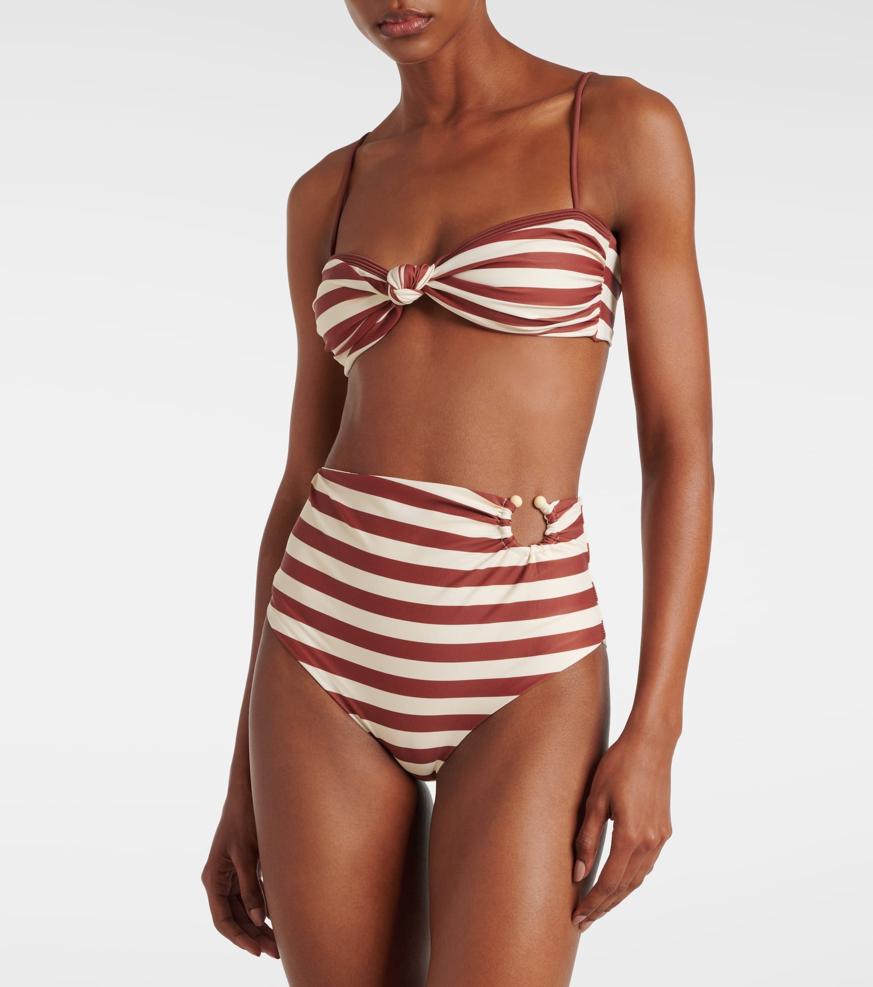 Striped bikini top - 2