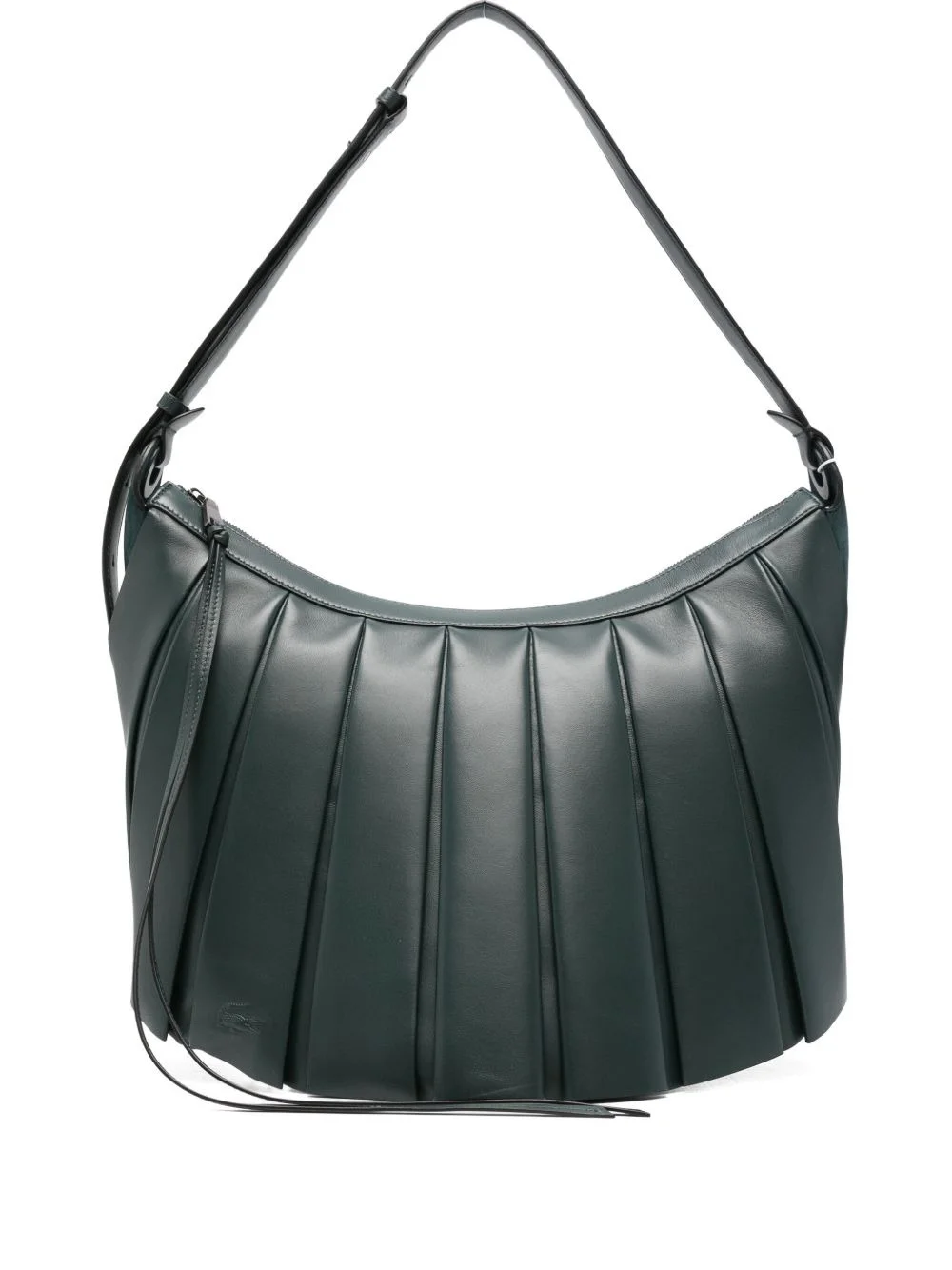 pleated shoulder bag - 1