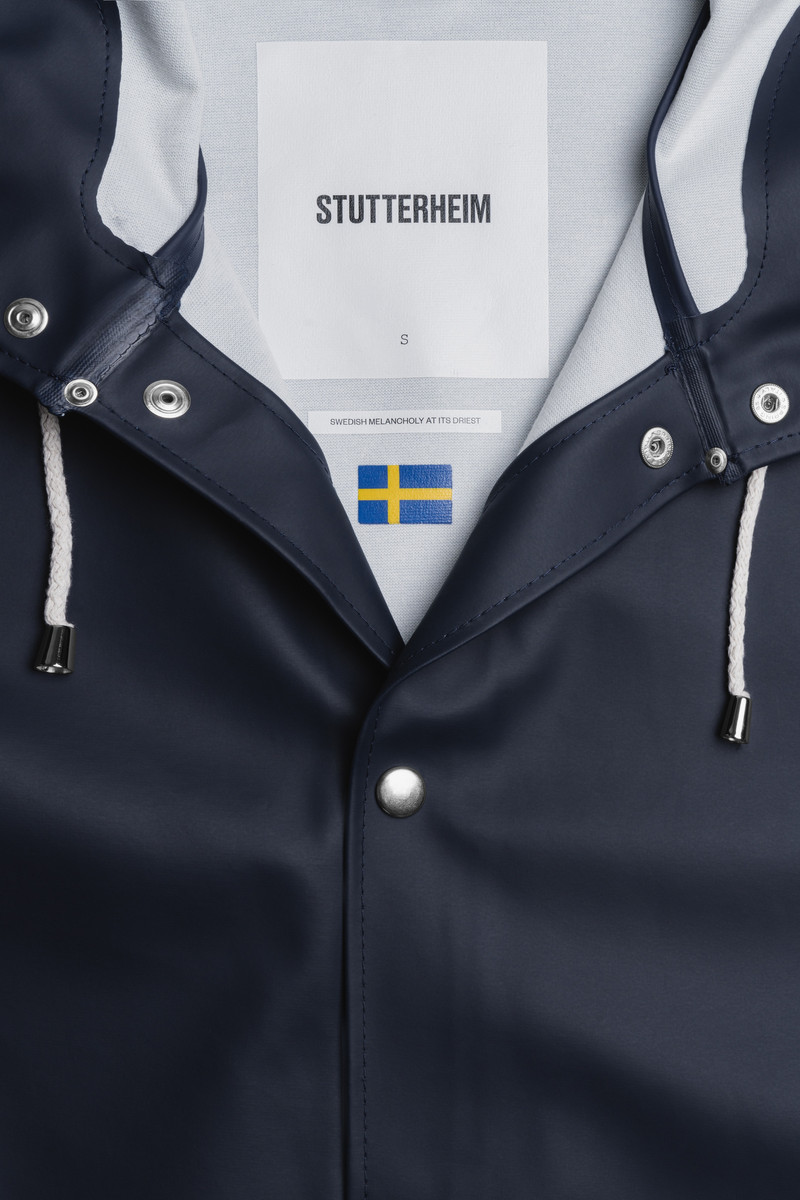 Stockholm Bike Raincoat Navy 7