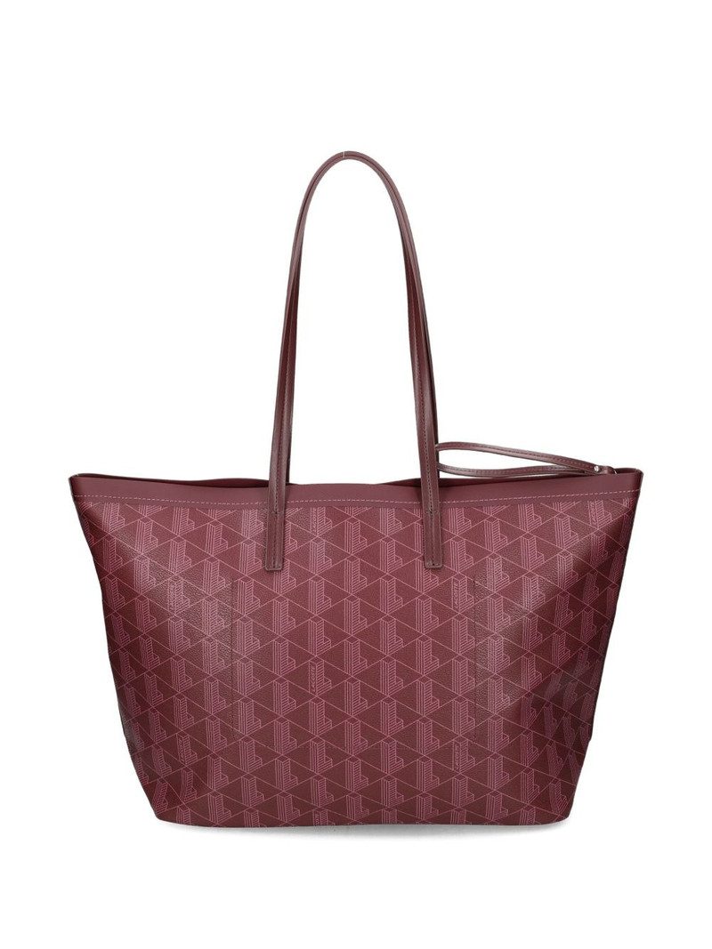 LACOSTE Zely geometric pattern tote bag outlook