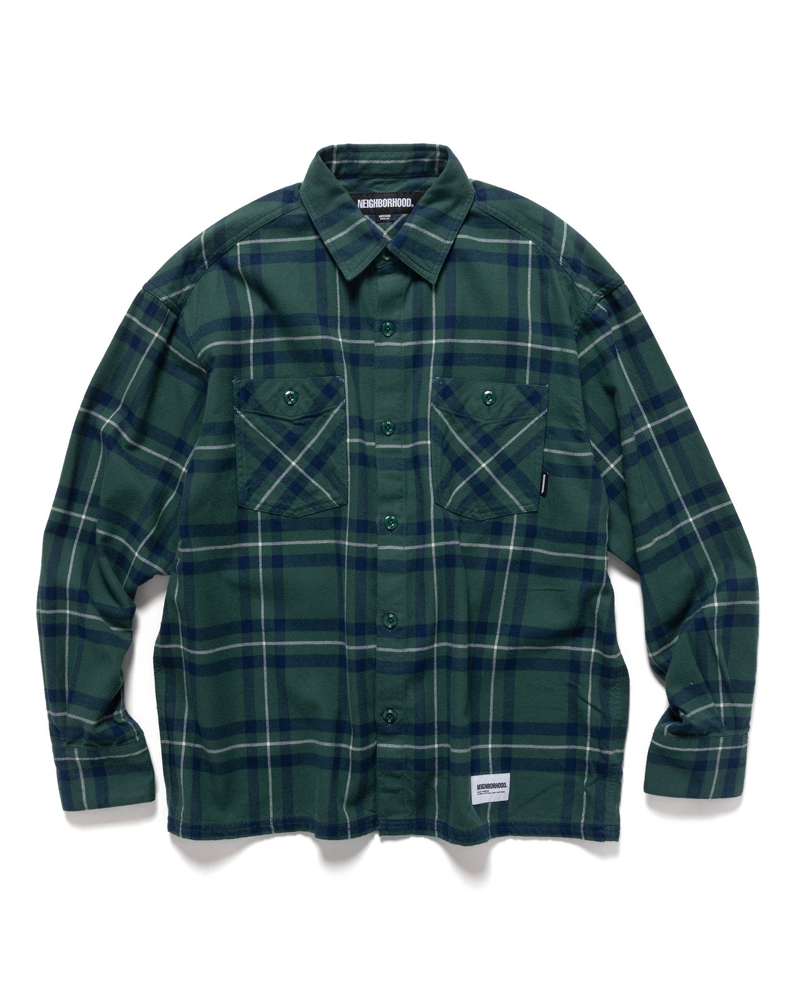 トップス NEIGHBORHOOD TARTAN CHECK SHIRT LS NEIGHBORHOOD Tartan Check Shirt LS Green | havenshop