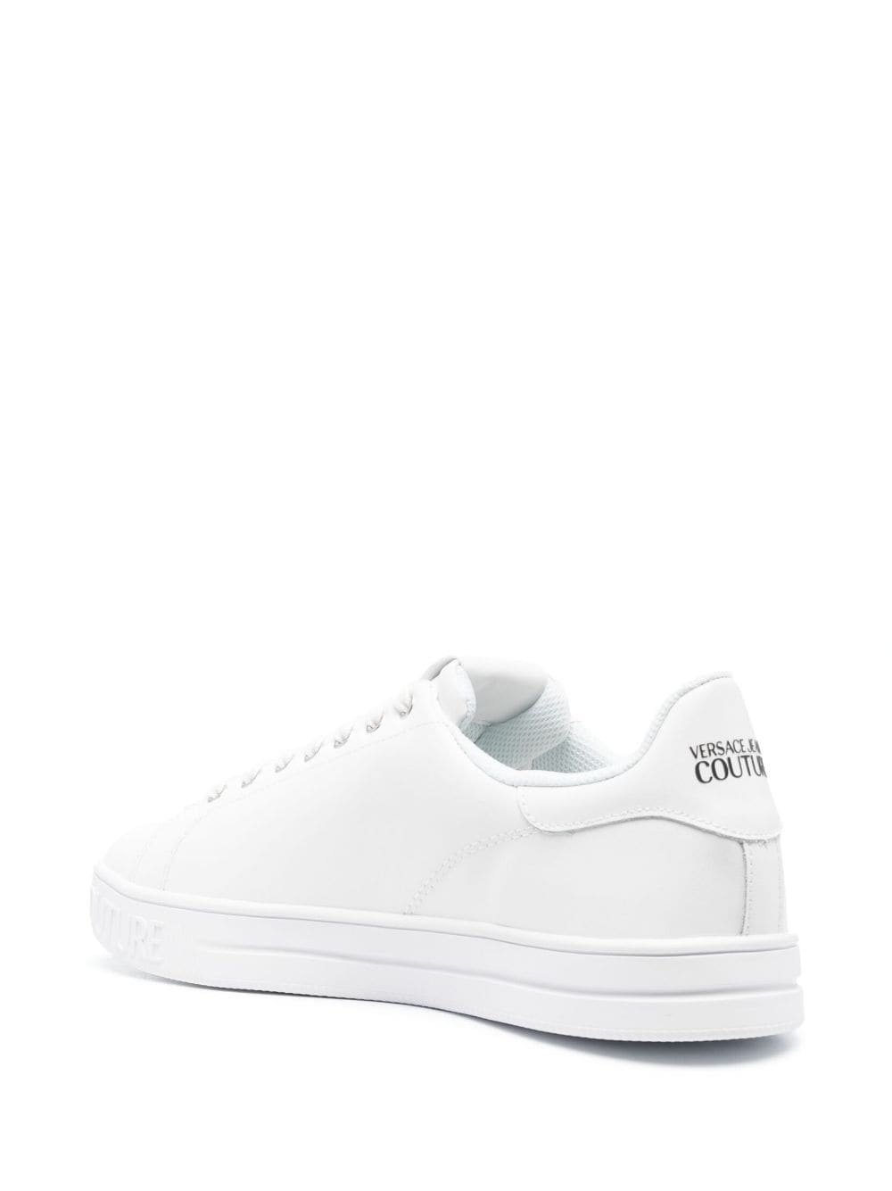 logo-print low-top sneakers - 3