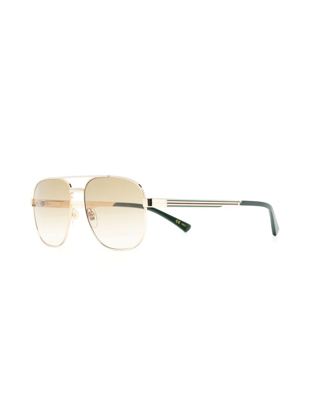 logo-engrave pilot-frame sunglasses - 2