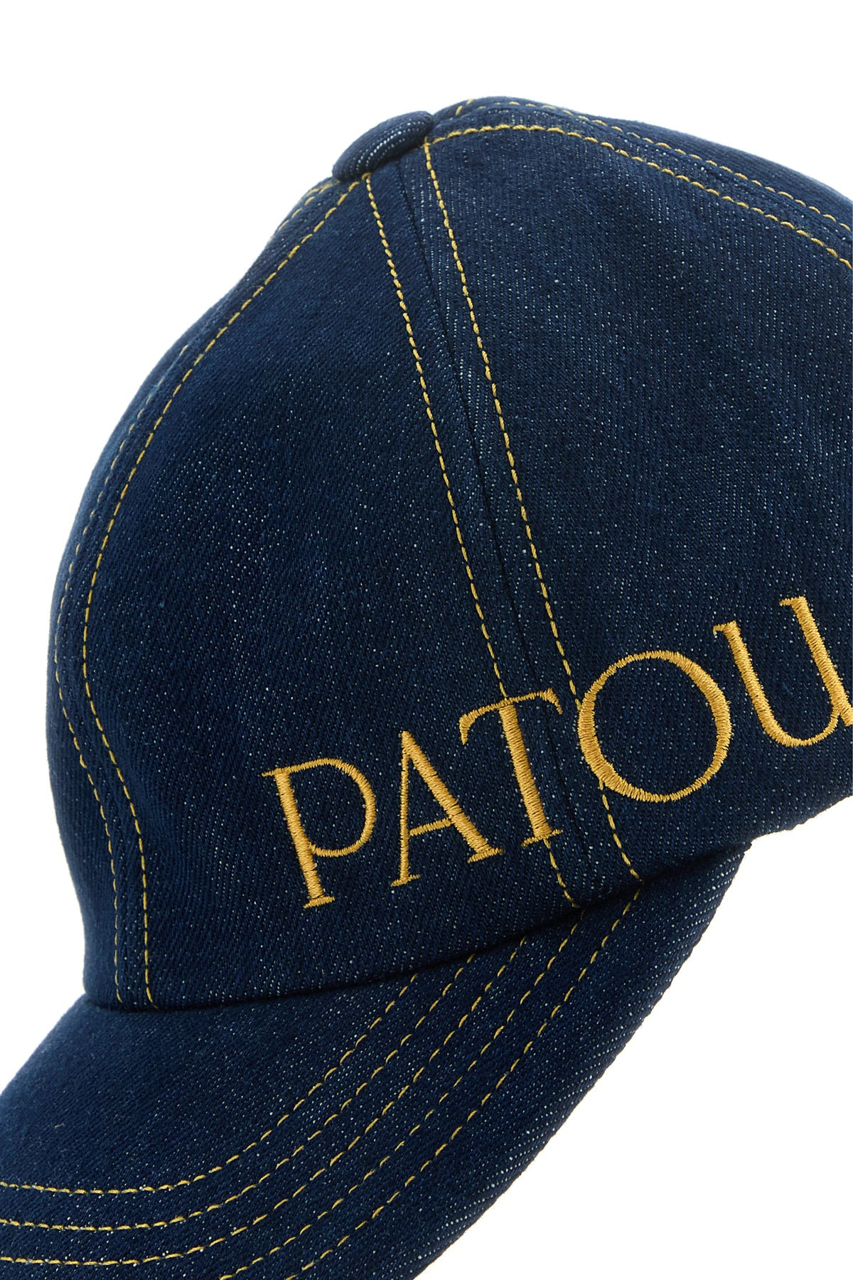 Blue denim baseball cap - 4