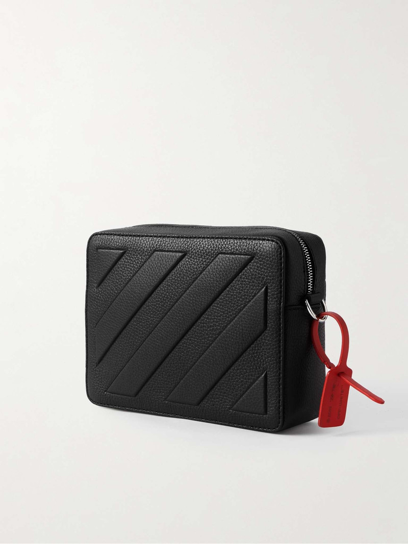 Binder Logo-Print Embossed Full-Grain Leather Messenger Bag 4