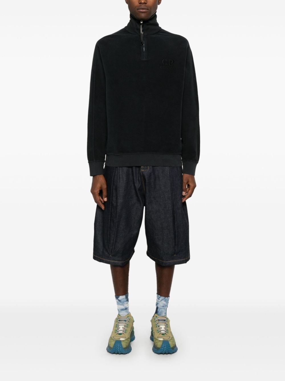 logo-embroidered sweatshirt - 2