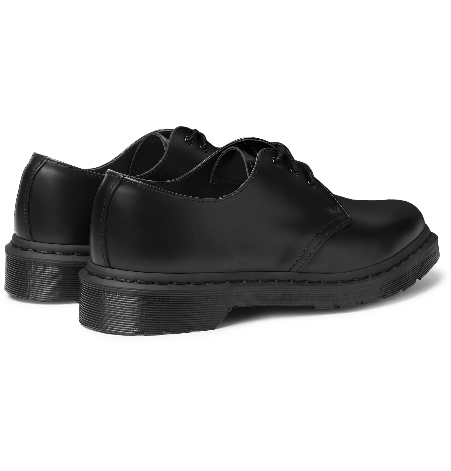 Mono Leather Derby Shoes - 6