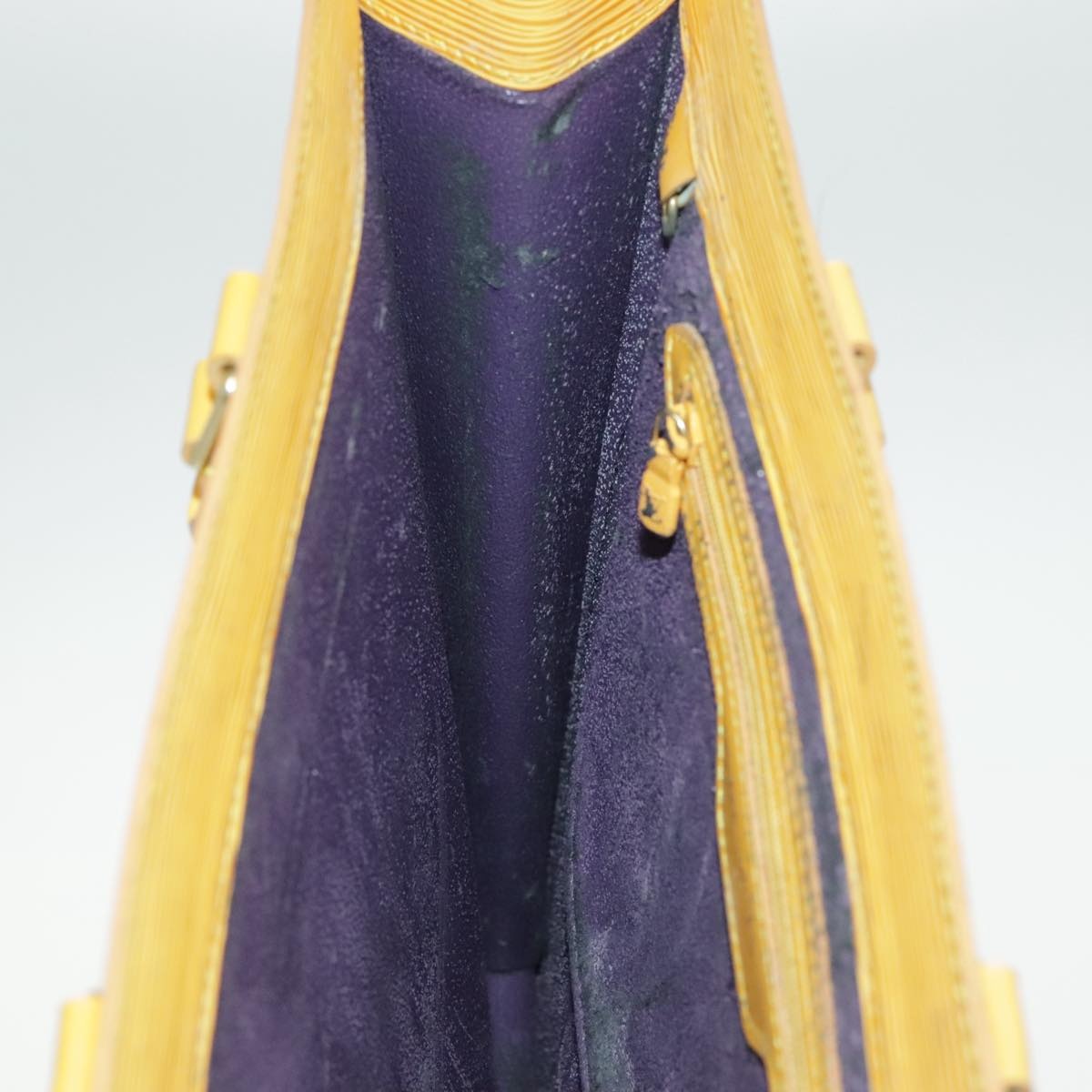 LOUIS VUITTON Epi Sac Plat Hand Bag Yellow M52079 - 14