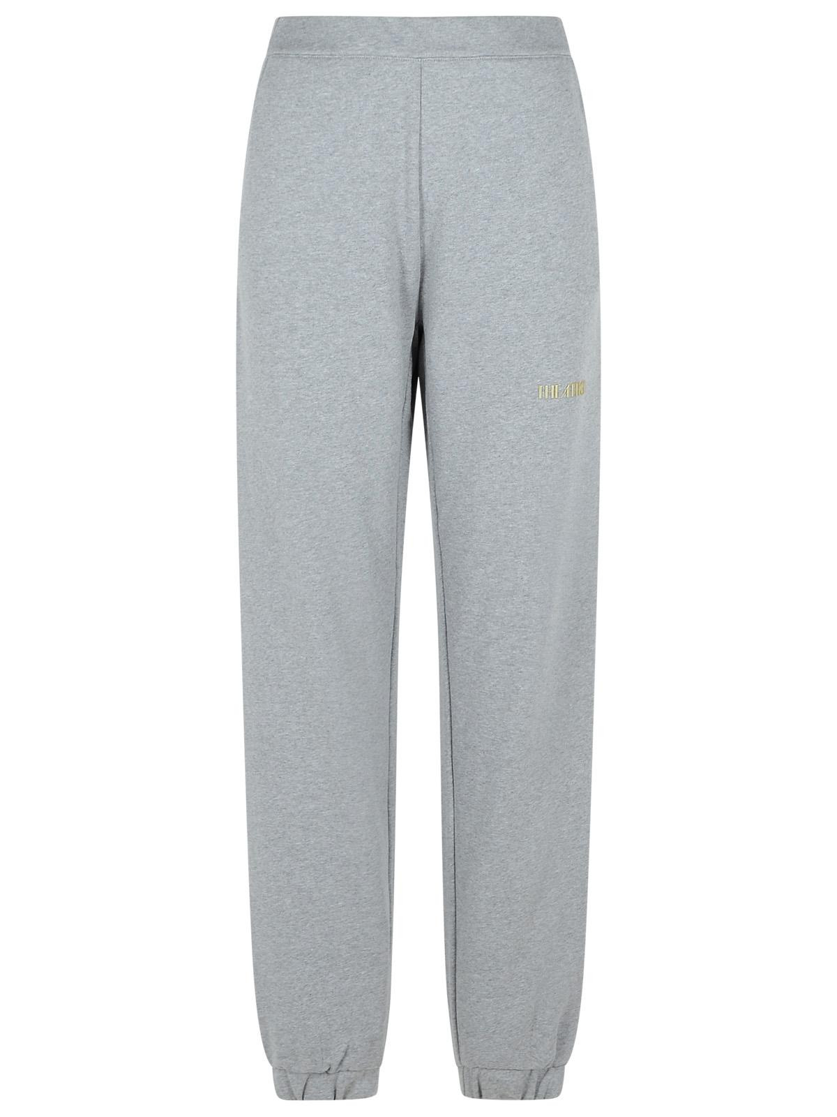 The Attico 'Jogger' Grey Cotton Pants Women - 1