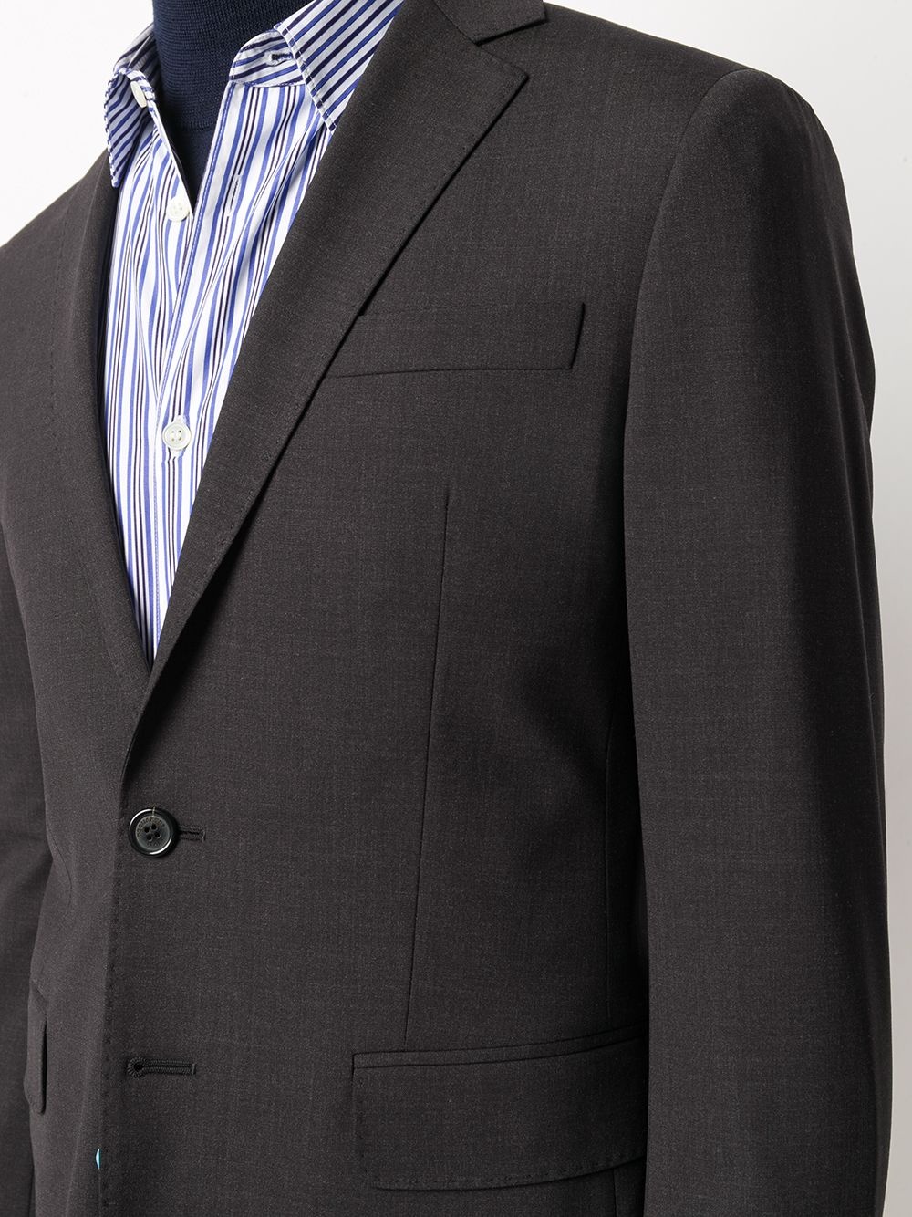 slim-fit two piece suit - 5