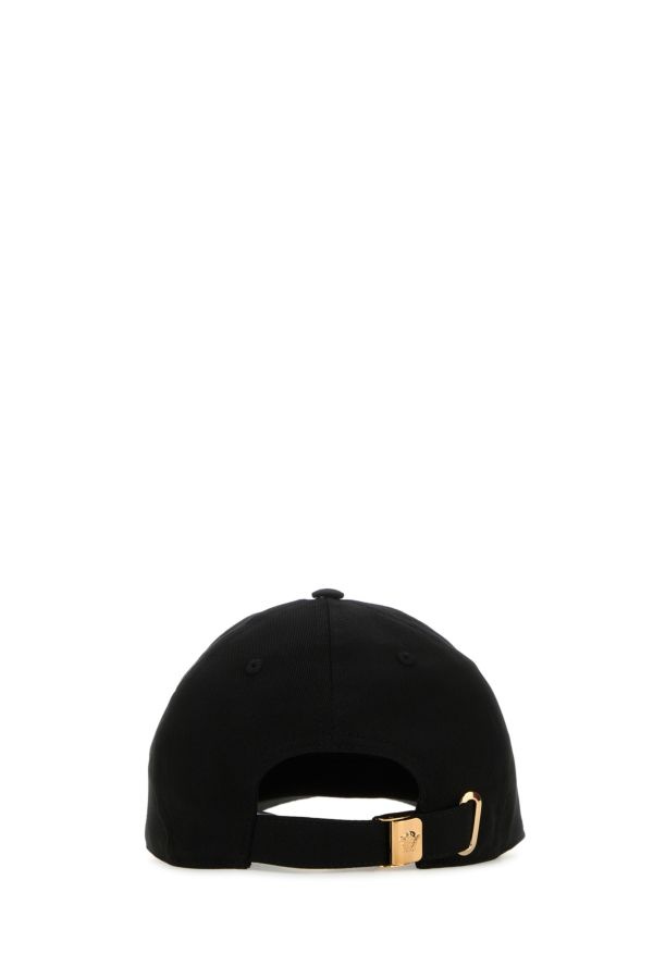 Black cotton baseball cap - 3