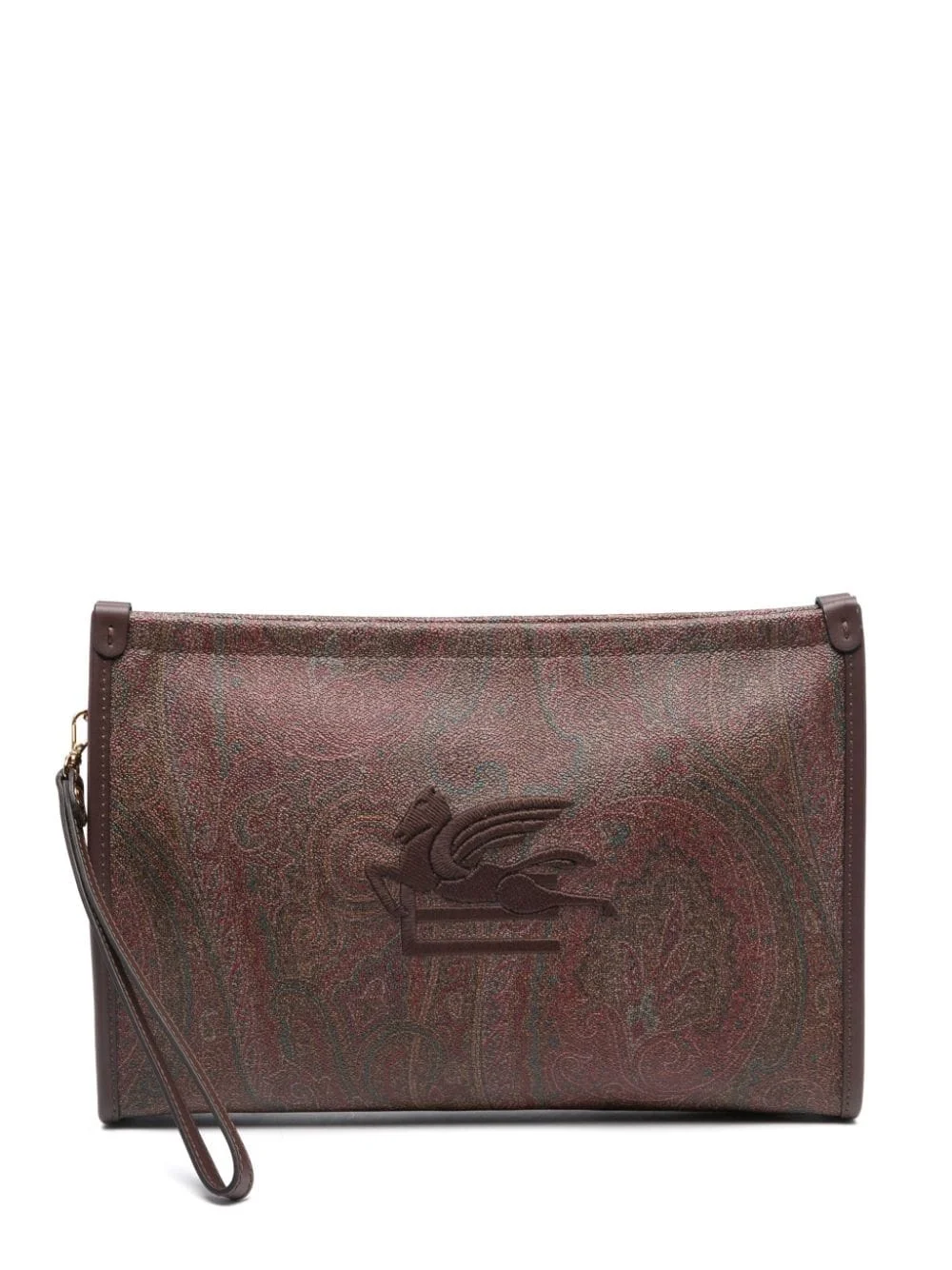 Essential paisley-print clutch bag - 1
