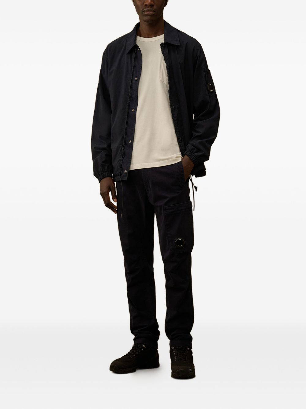 embroidered-pocket T-shirt - 2