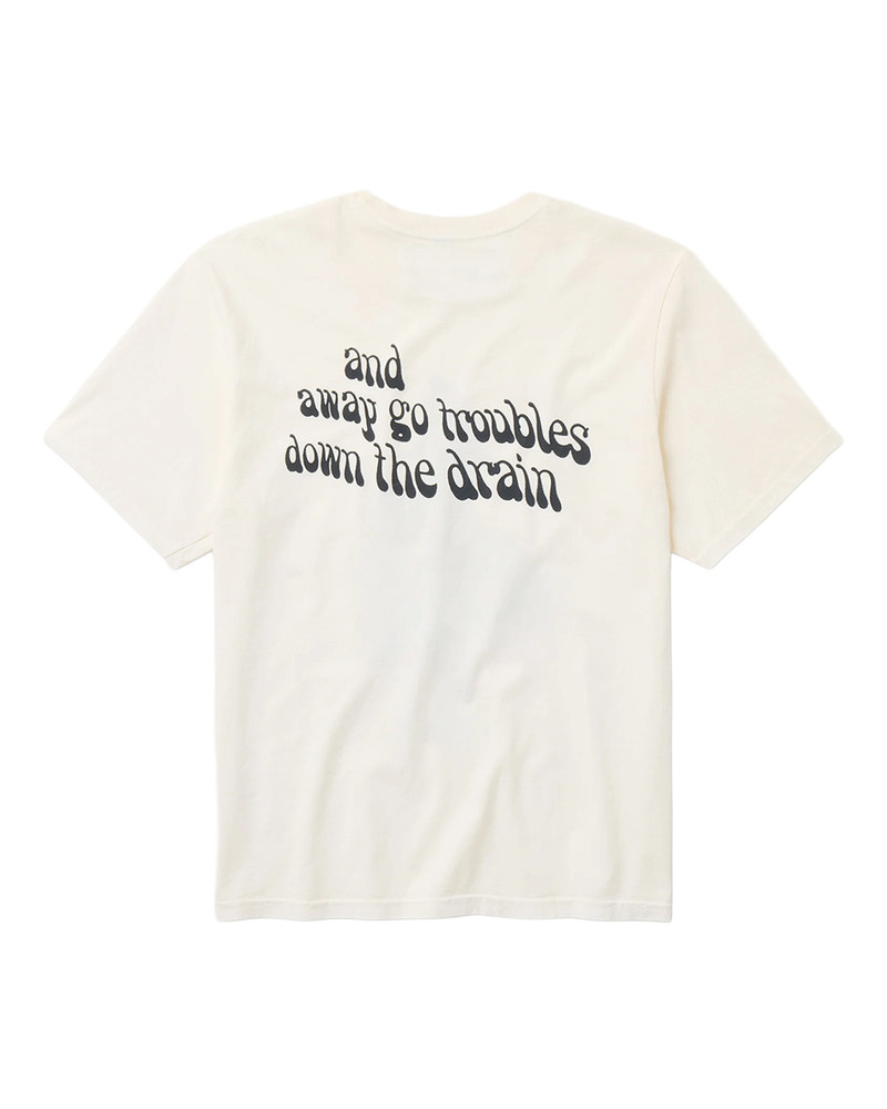 One Of These Days Away Go Trouble T-Shirt Bone outlook