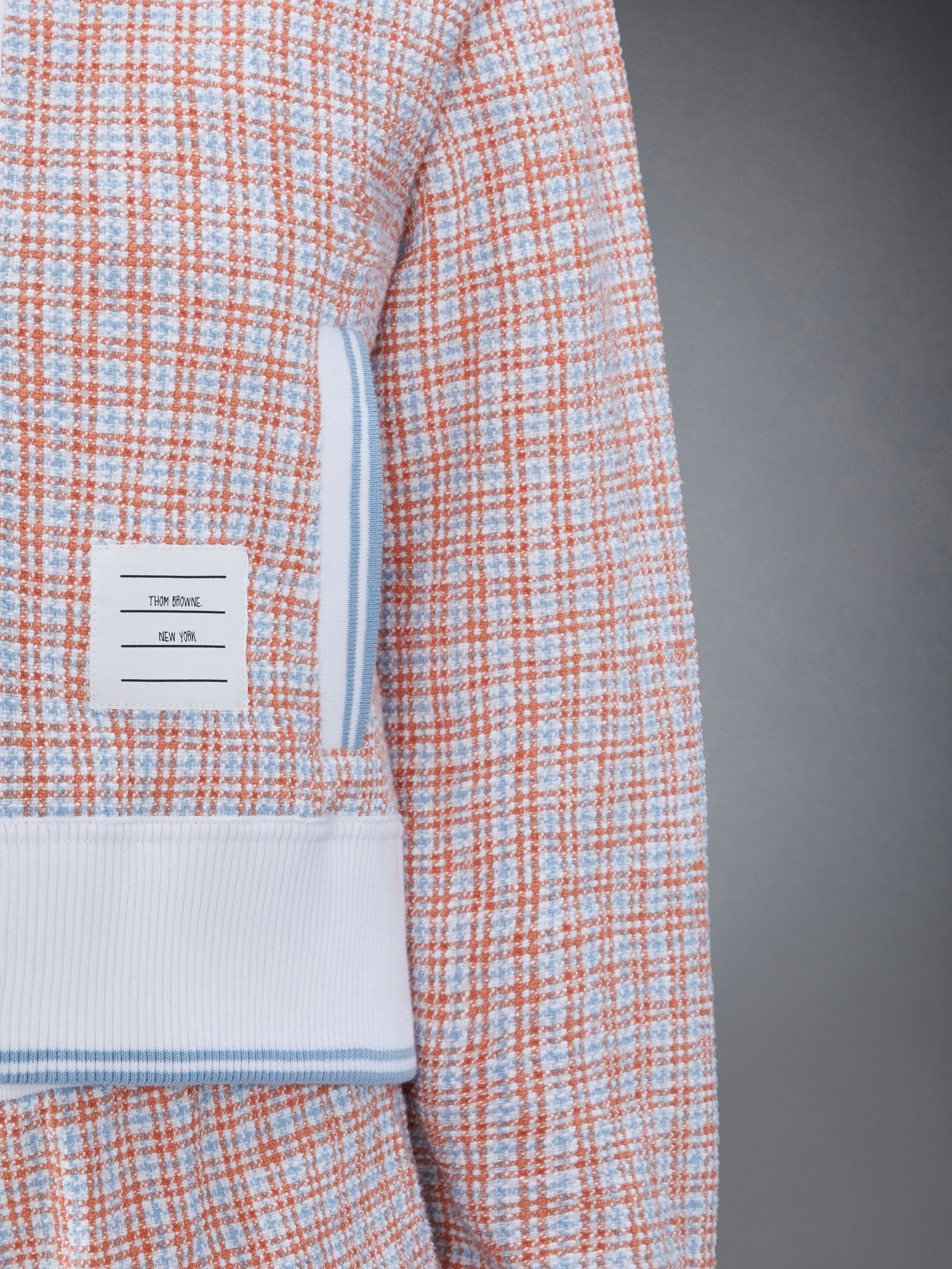 Tweed Crew Neck Jacket - 6