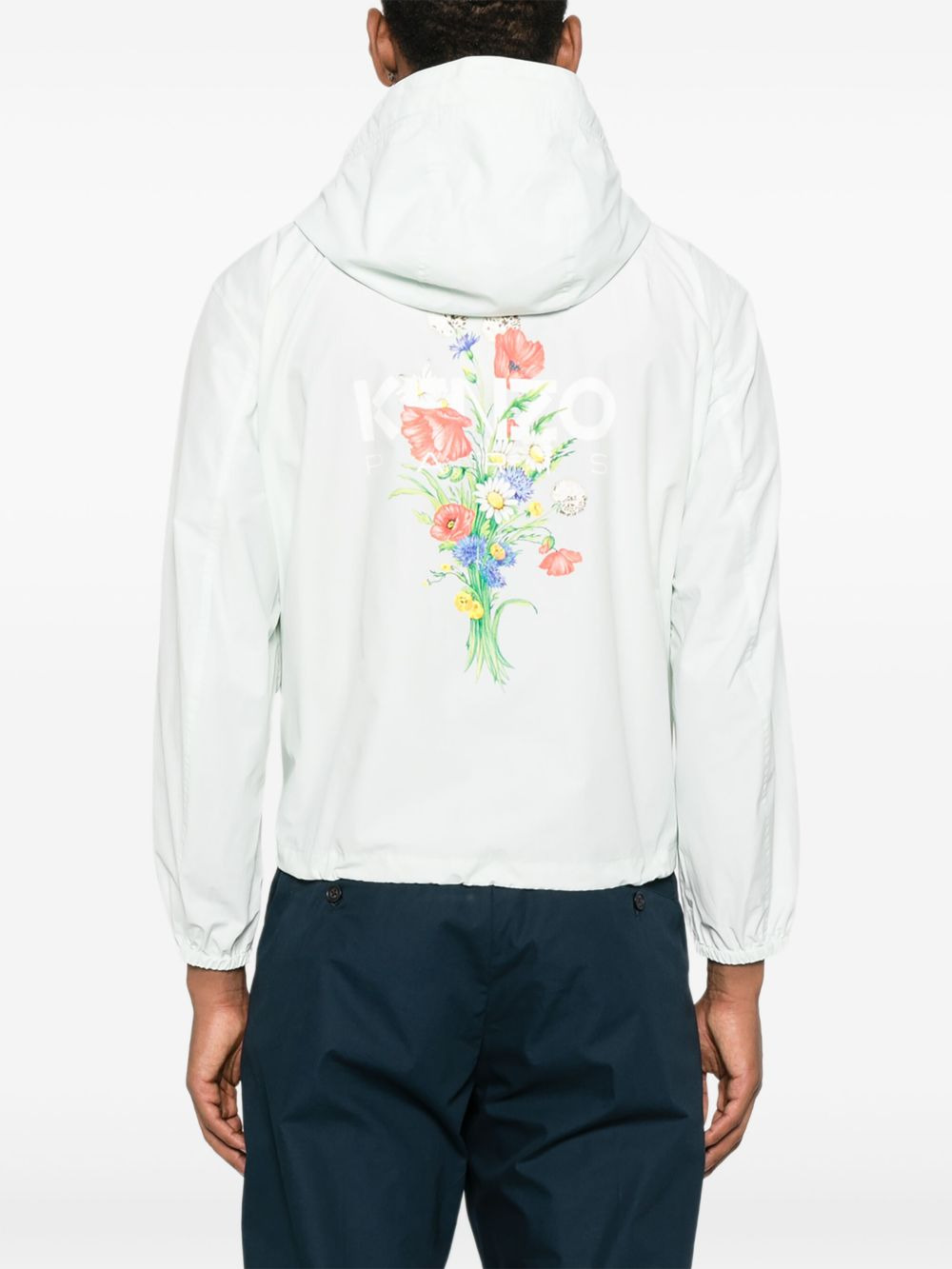 floral-print hooded jacket - 4