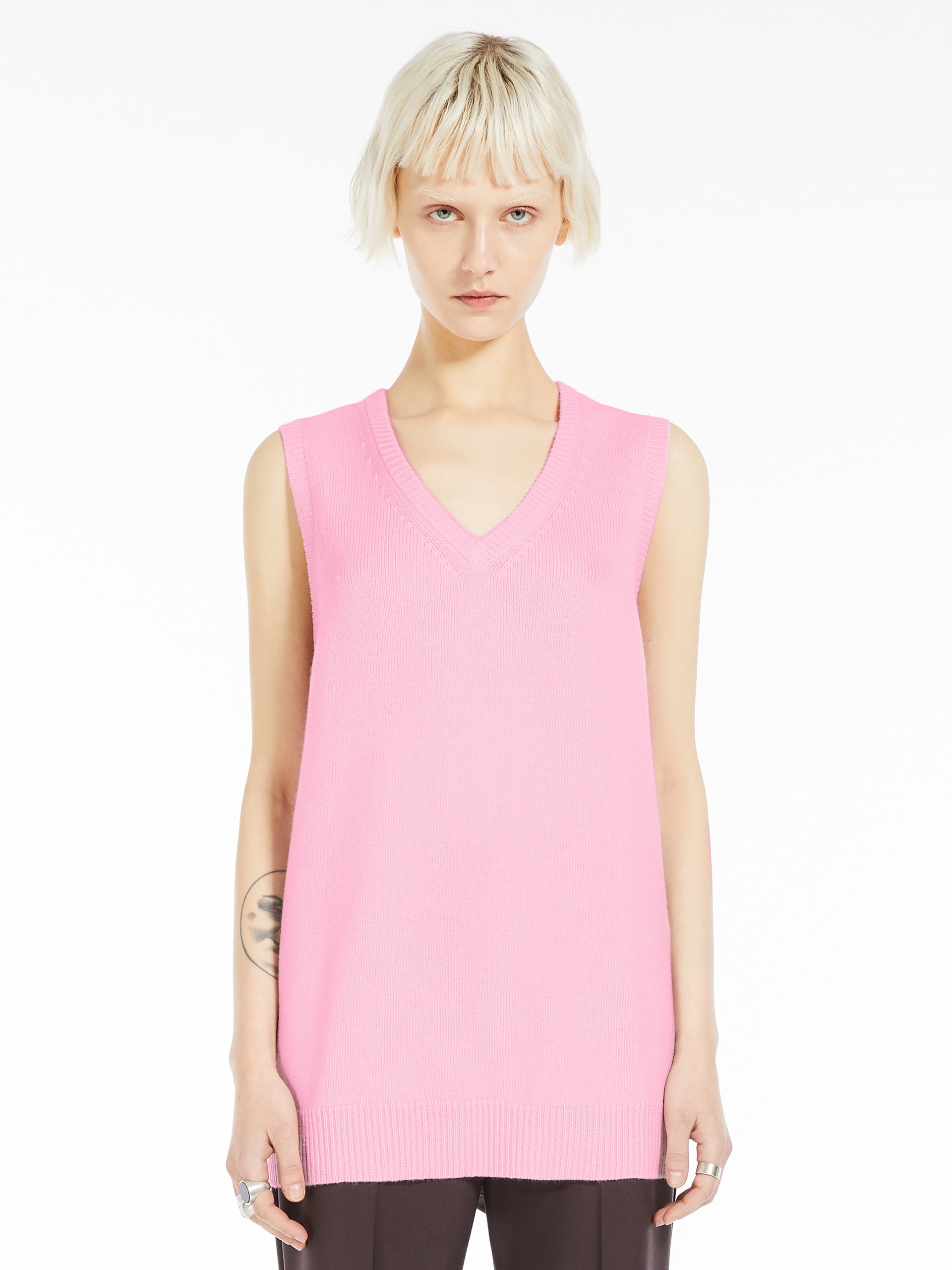 GIMMY Cashmere-blend gilet - 3