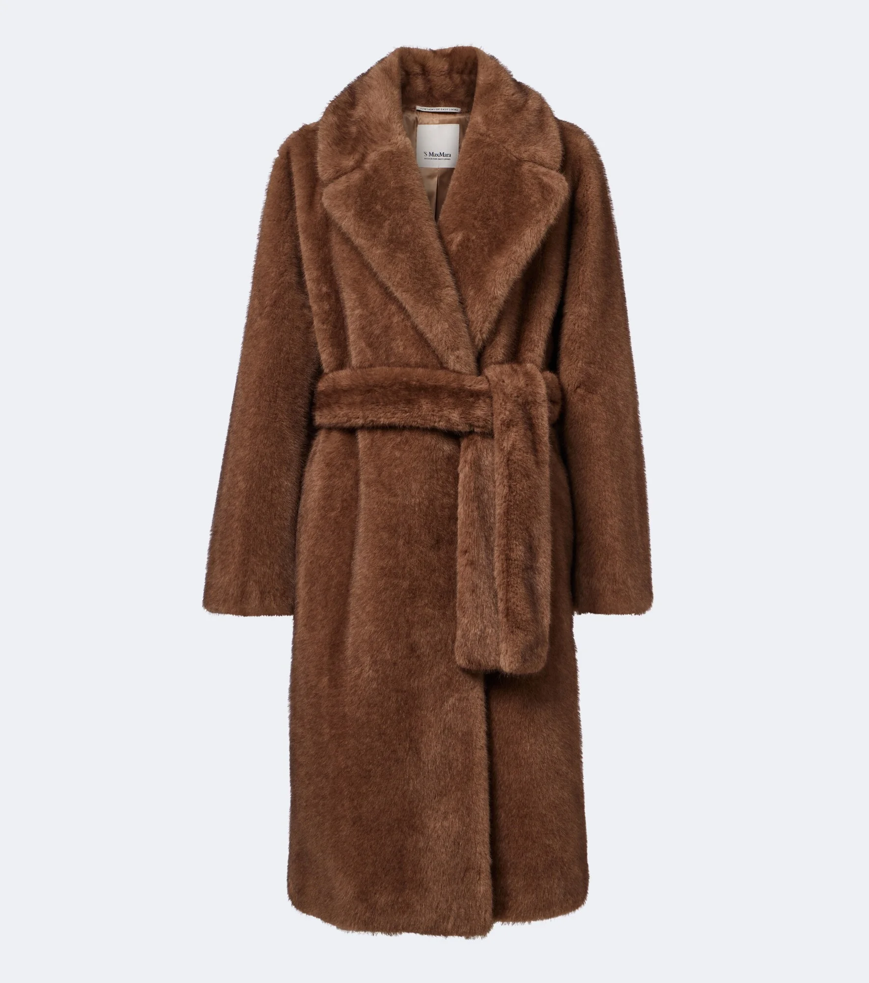 Belted wrap coat - 1