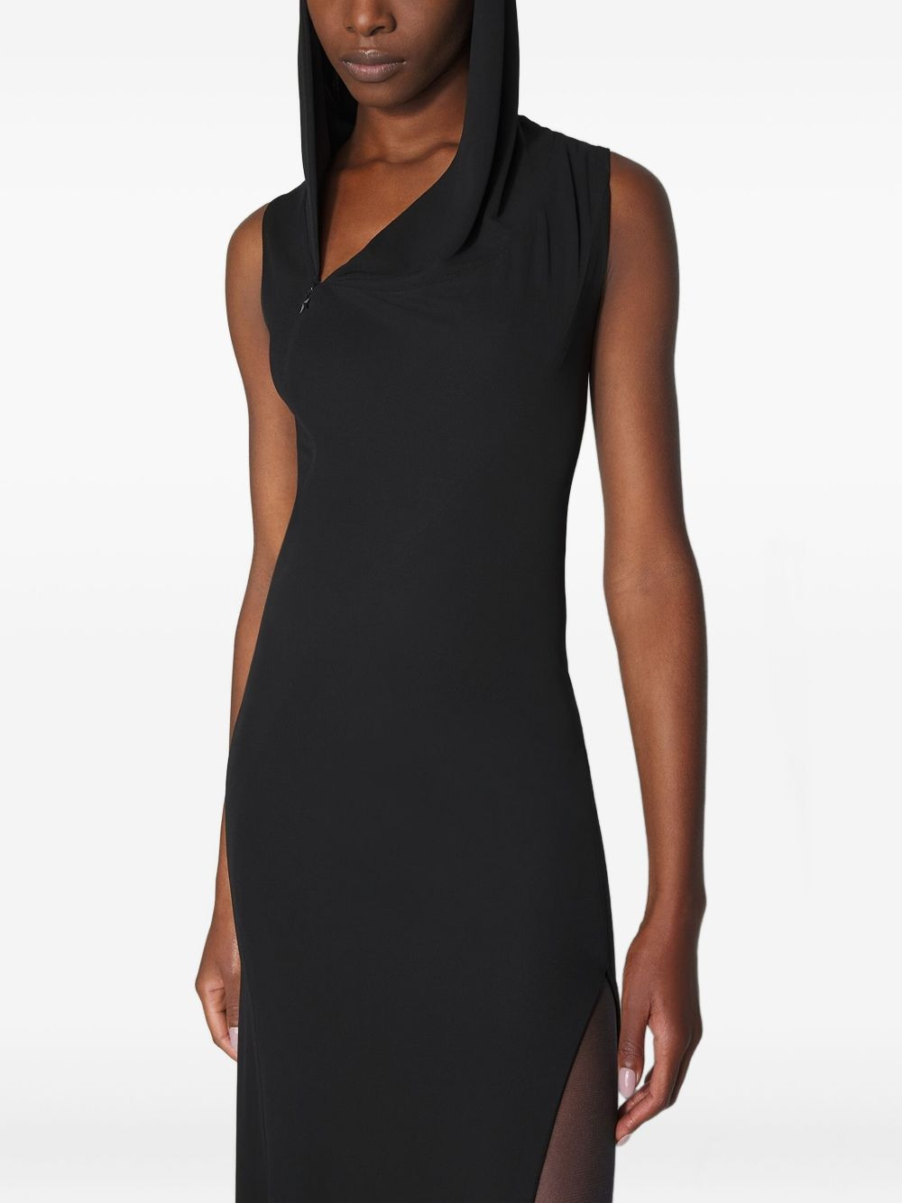 hooded maxi dress - 2