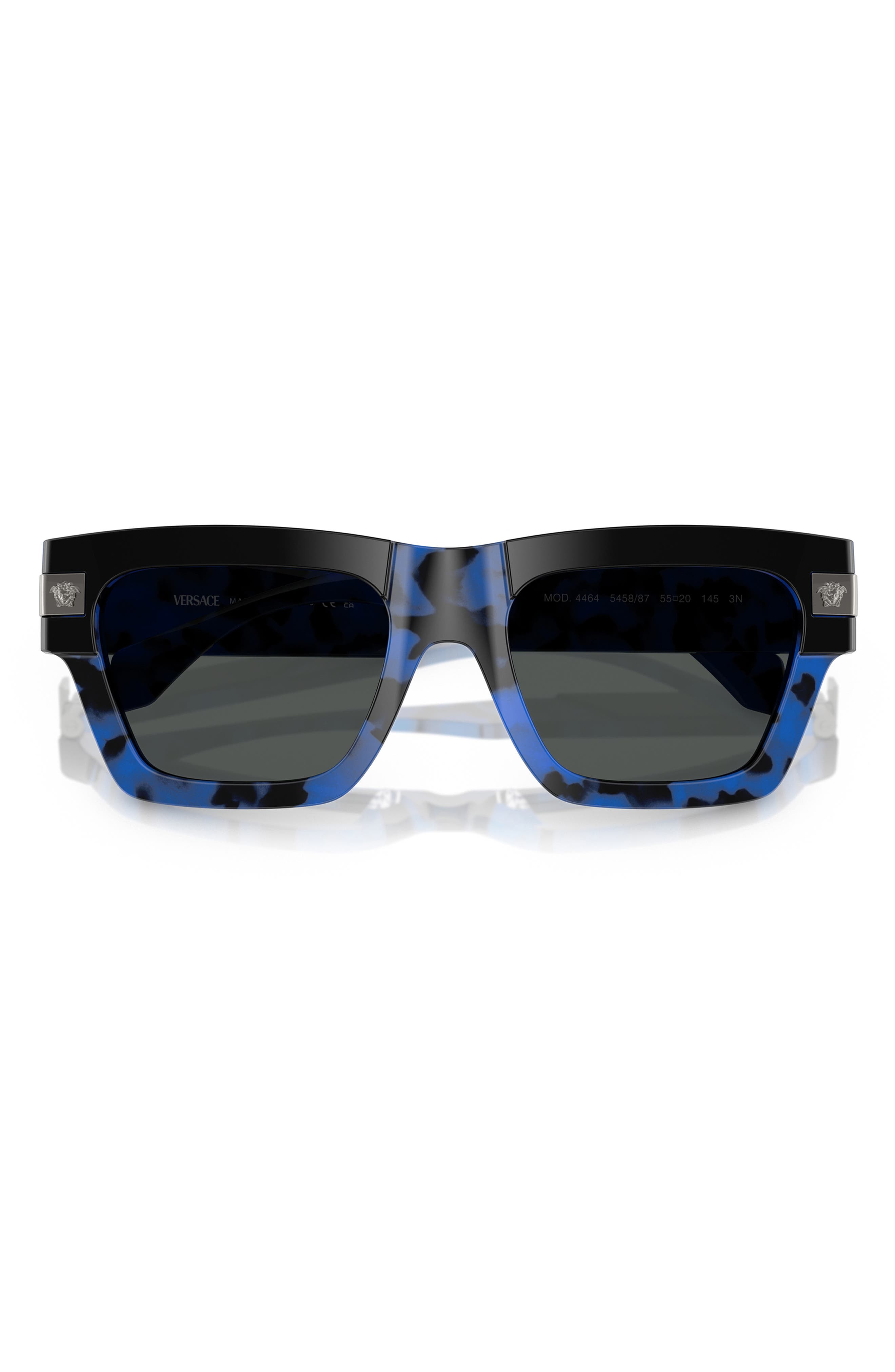 55mm Plaque Rectangular Sunglasses - 5