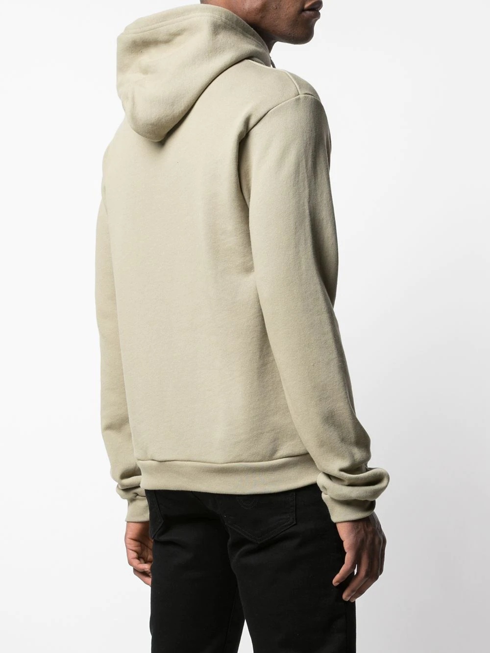 salt-wash cotton hoodie - 4