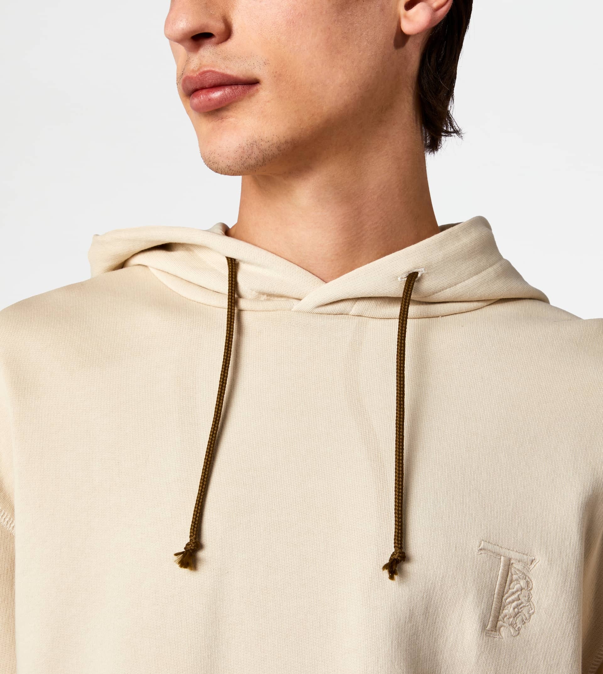 HOODED SWEATSHIRT - BEIGE - 2