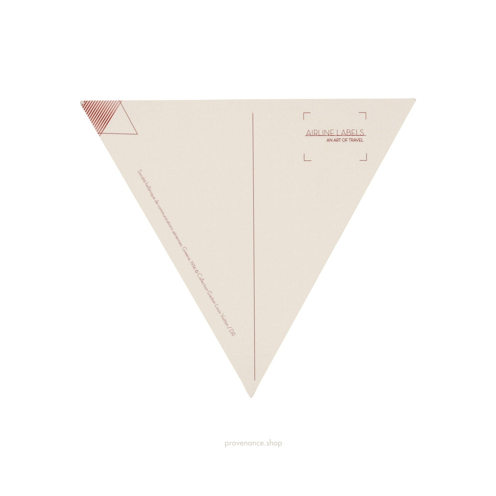 Louis Vuitton Airline Label Postcard Sticker - 2