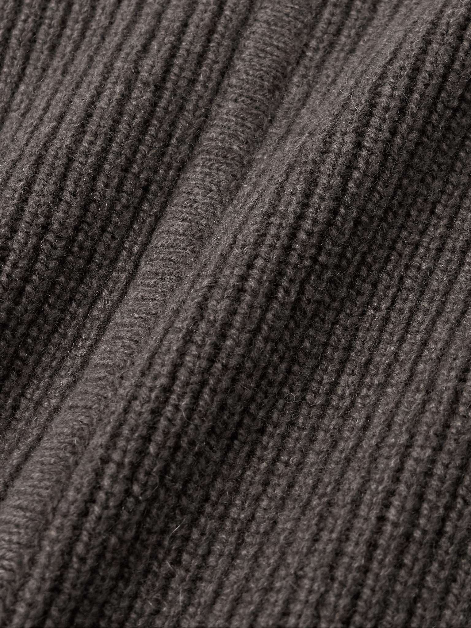 Ribbed Recycled-Cashmere and Wool-Blend Sweater - 4