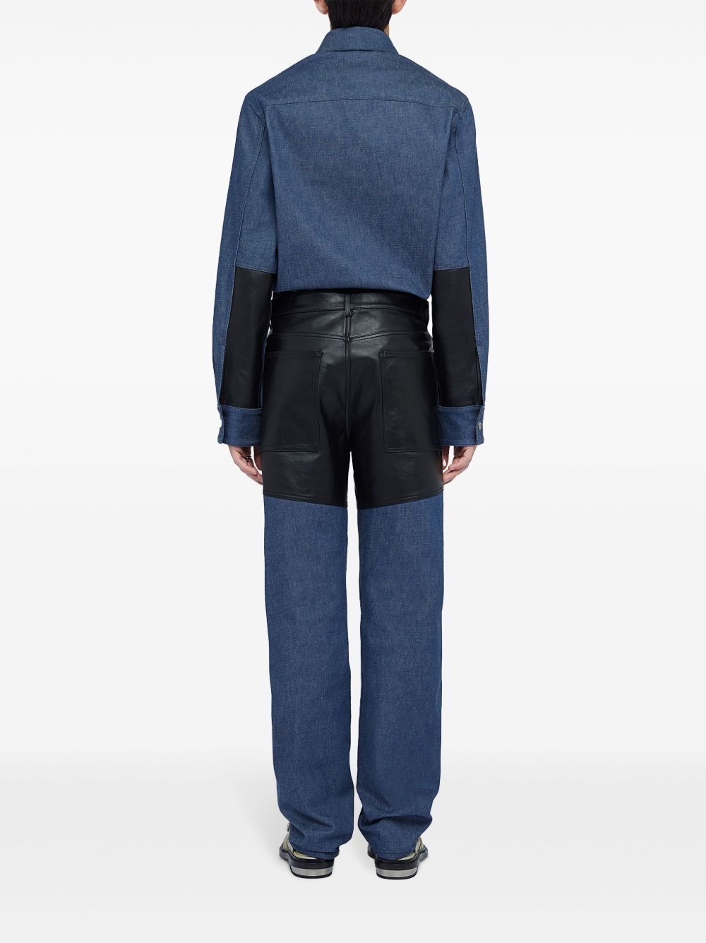cotton denim overshirt - 3