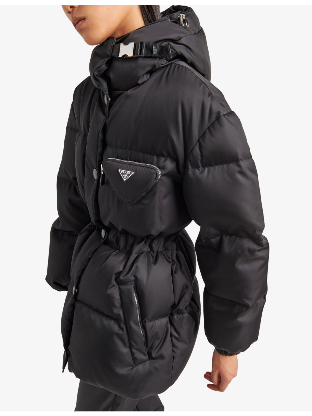 Re-Nylon hooded recycled nylon-down jacket - 5