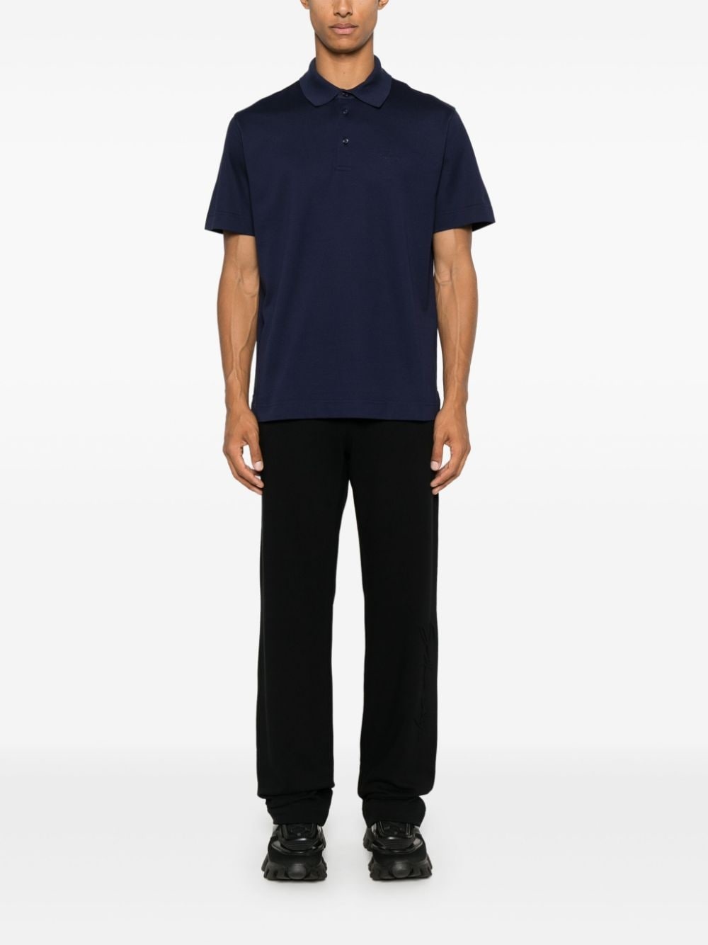 logo-embroidered polo shirt - 2