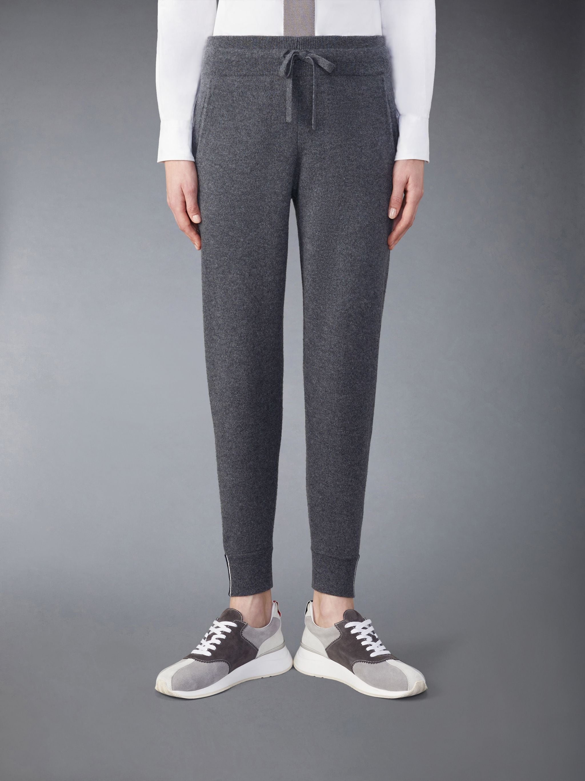Cashmere Jacquard Sweatpants - 1