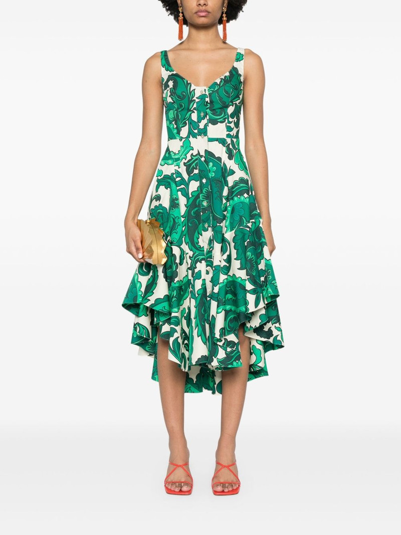 Etro paisley-print midi dress outlook