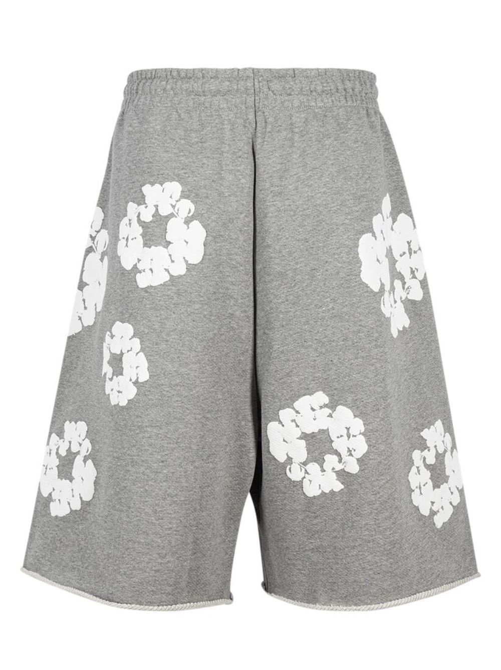 drawstring "Cotton Wreath" track shorts - 2