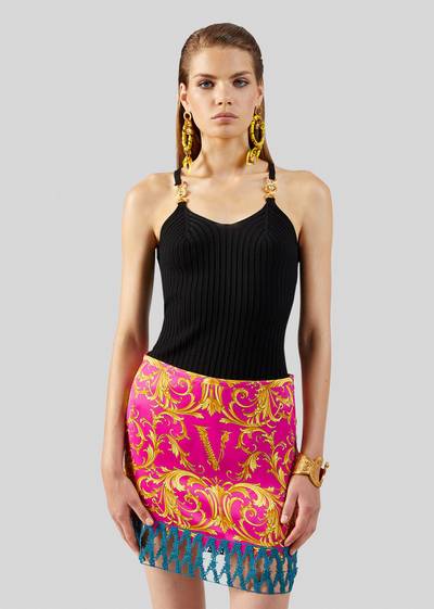 VERSACE Medusa Accent Knit Top outlook