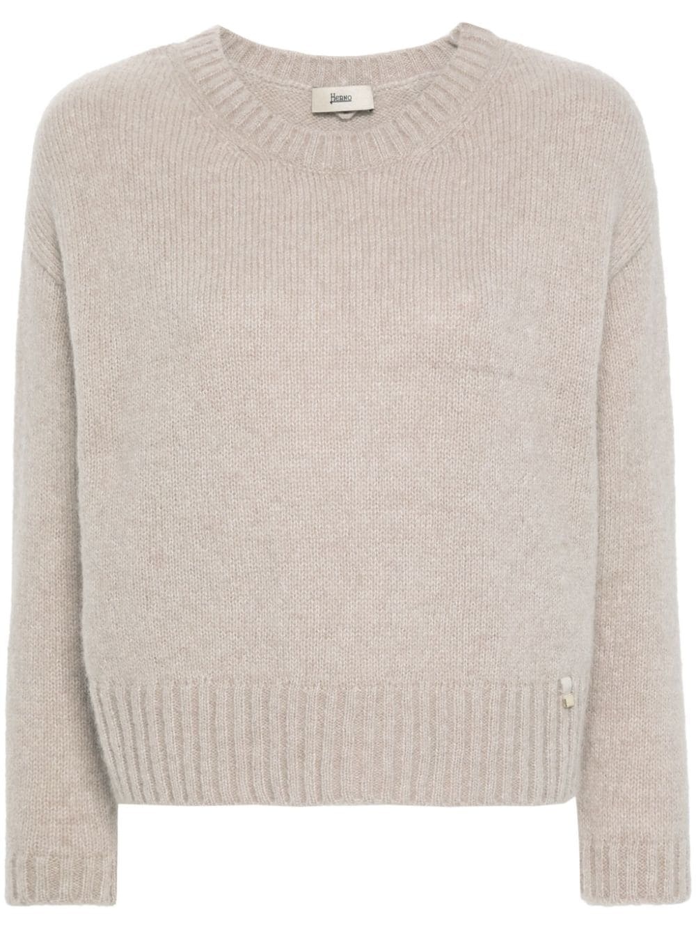 logo-charm sweater - 2