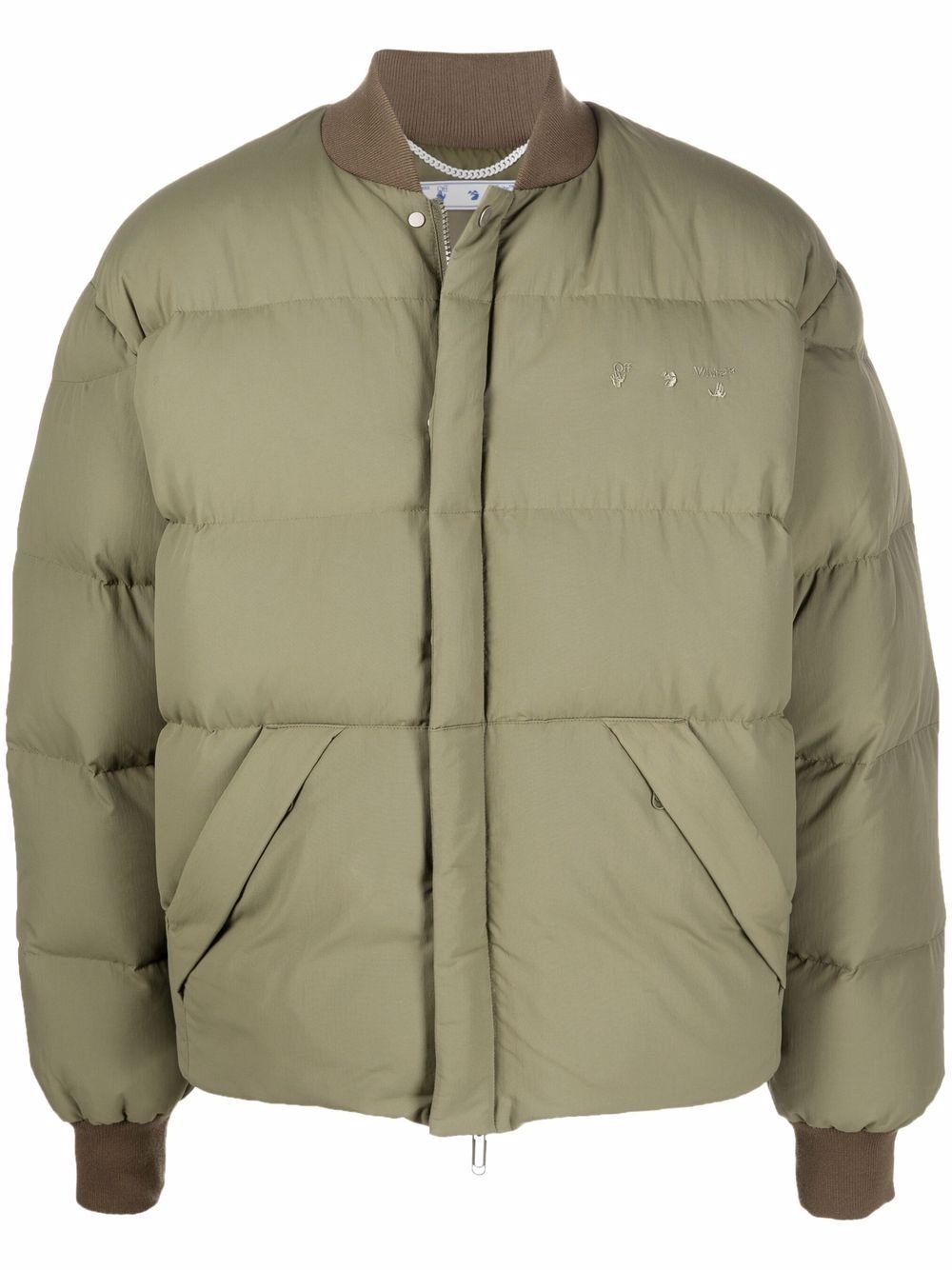 Arrow logo puffer jacket - 1