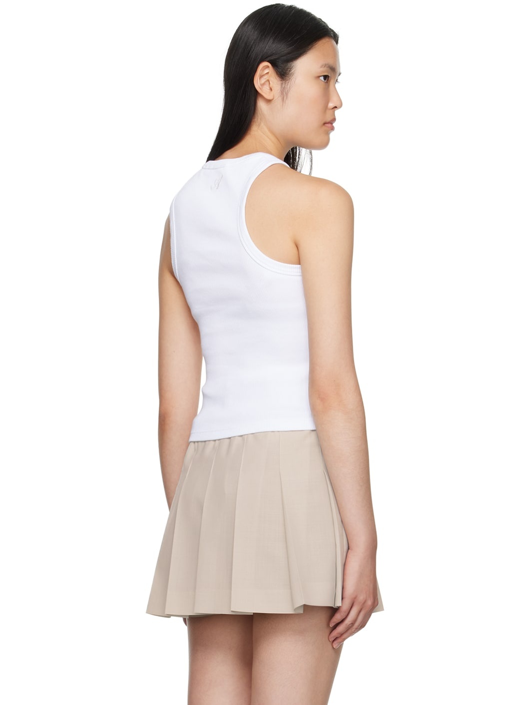 White Script A Tank Top - 3