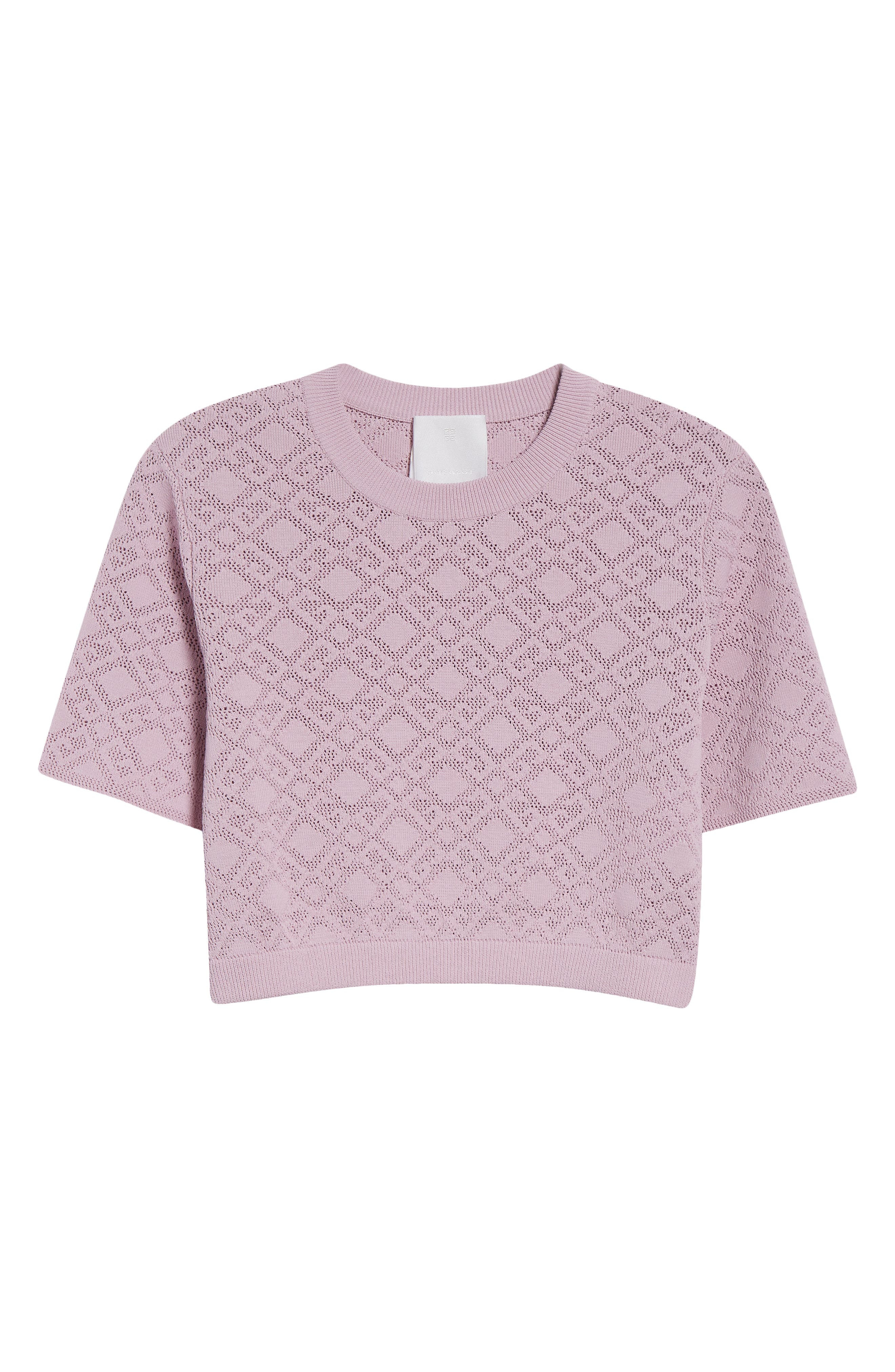 Givenchy 4G Logo Knit Crop Sweater in Parma at Nordstrom - 6