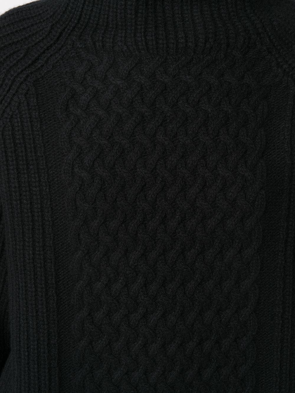 ribbed-knit turtleneck jumper - 5